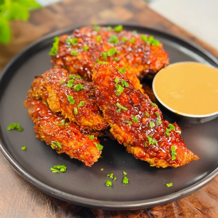High Protein Korean BBQ Chicken Tenders