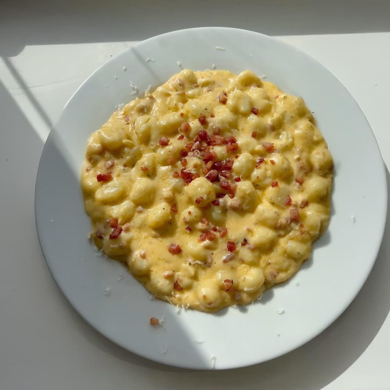 Gnocchi Mac & Cheese with Pancetta