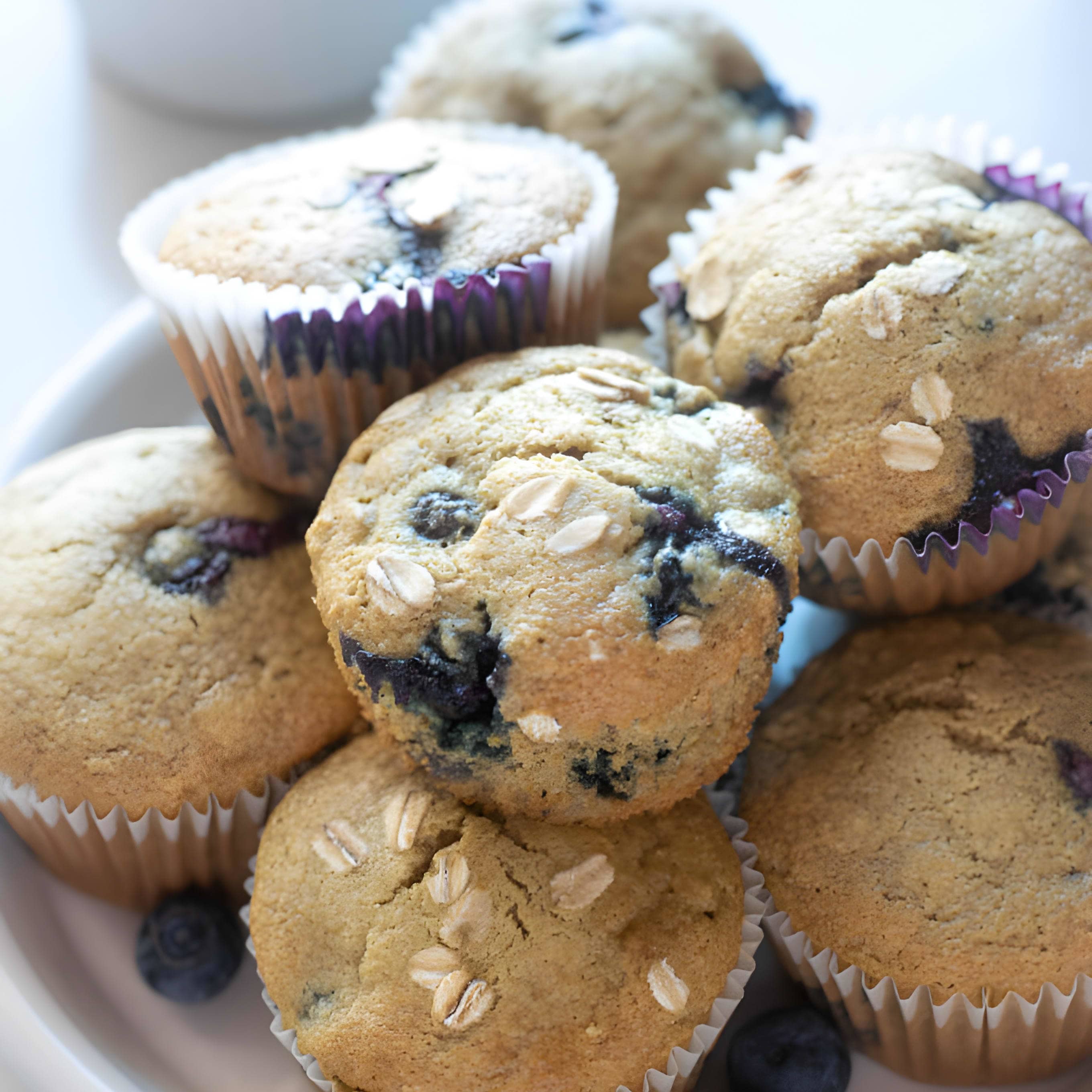 Blueberry Oatmeal Muffins