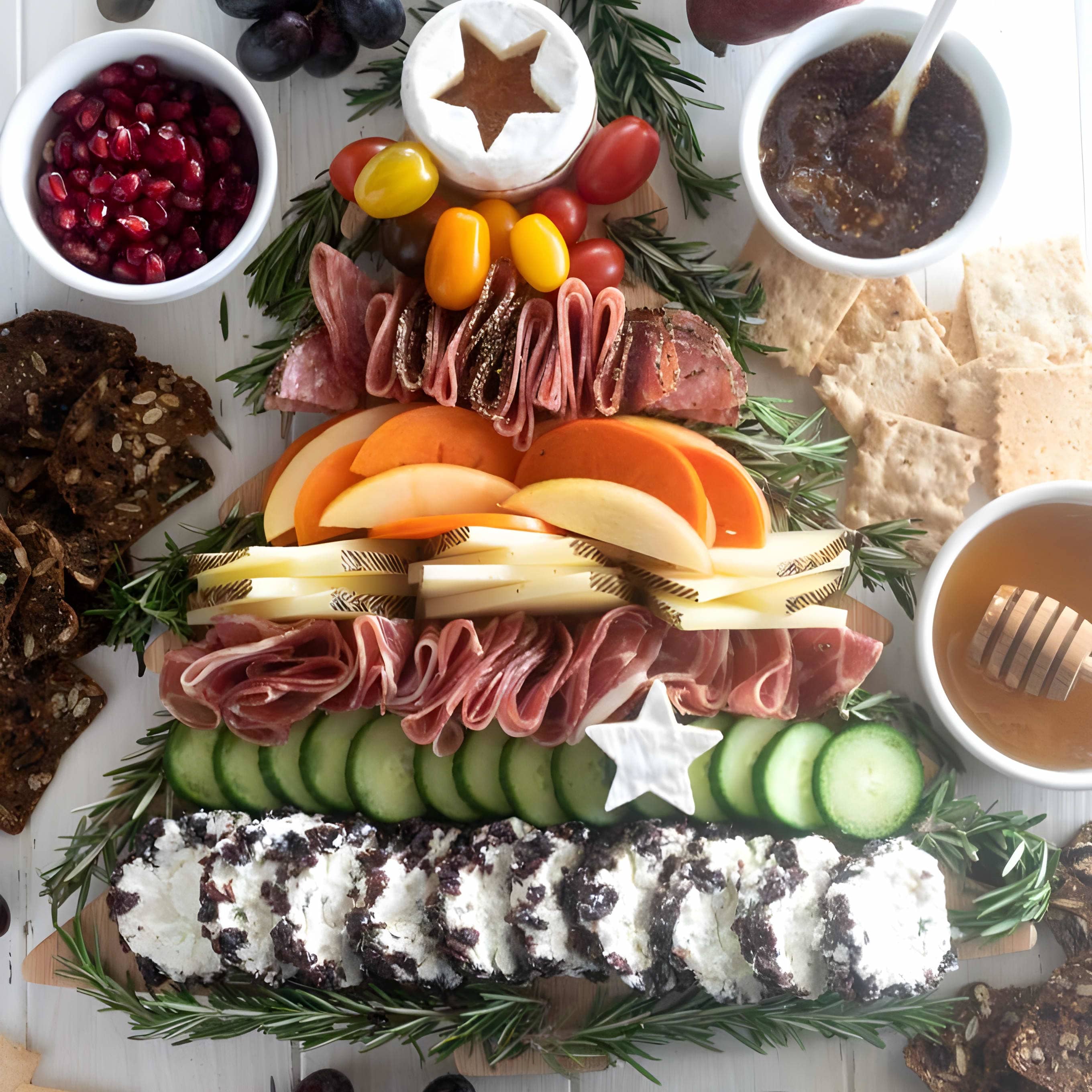 Christmas Tree Charcuterie Board