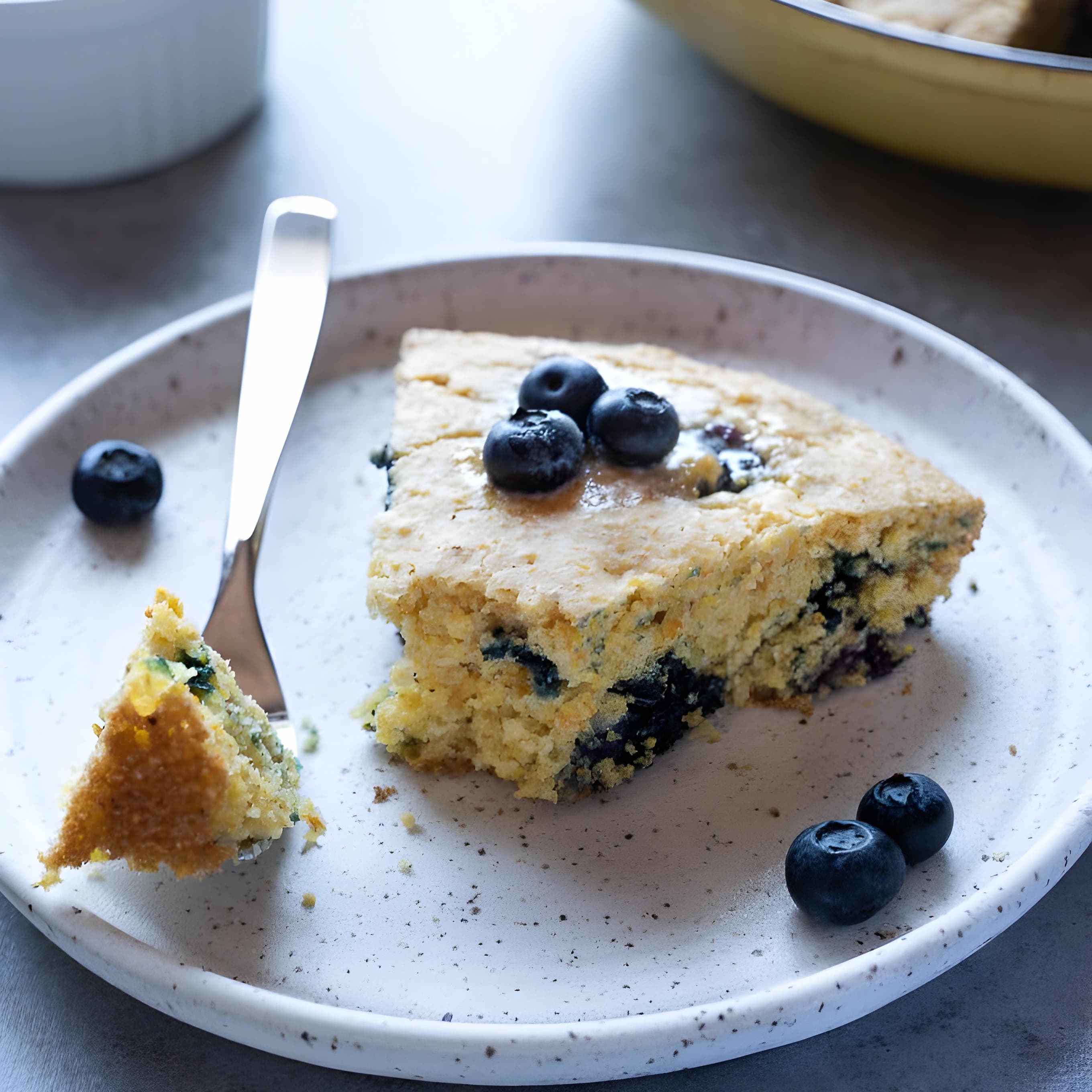 Skillet Blueberry Cornbread