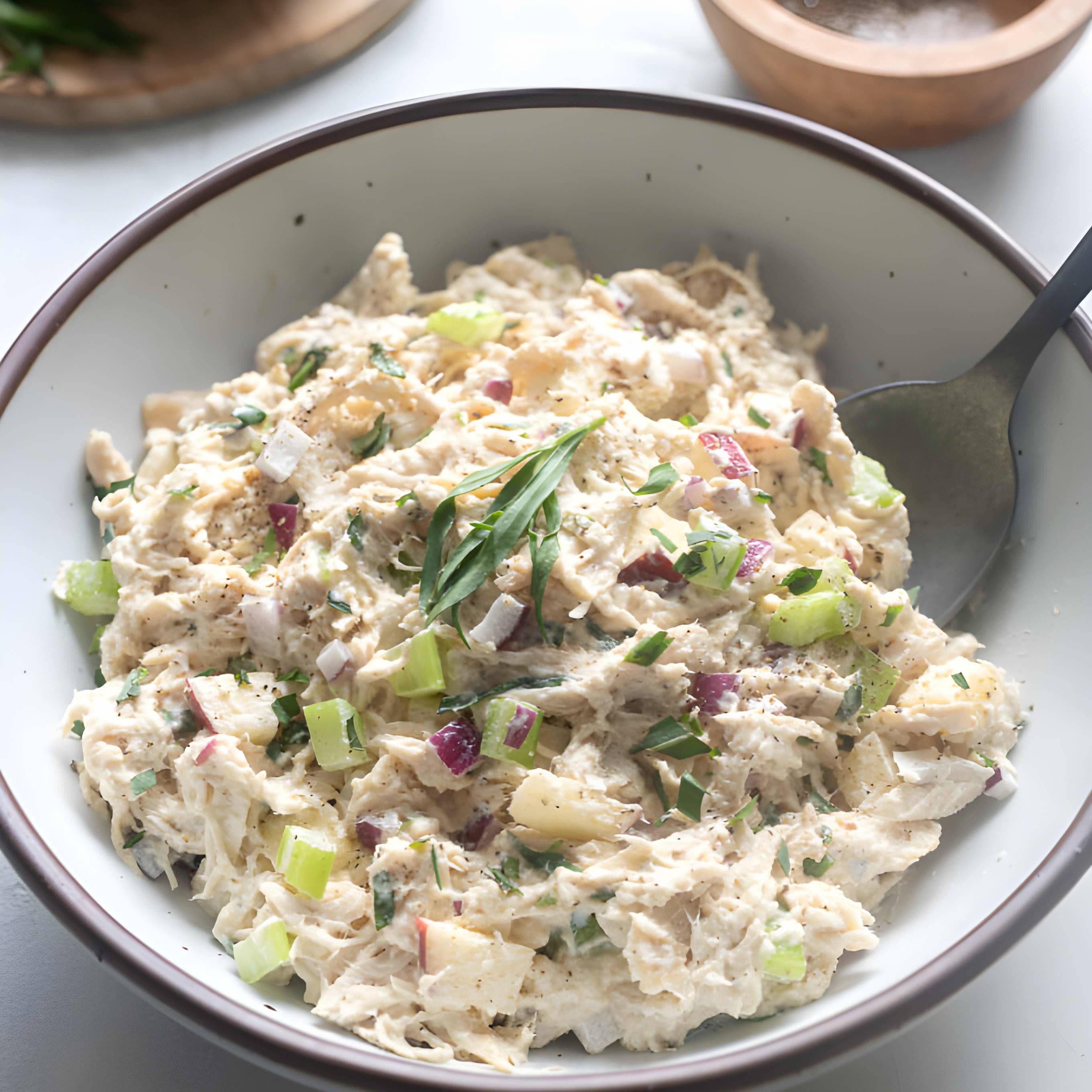 Tarragon Chicken Salad with Apples