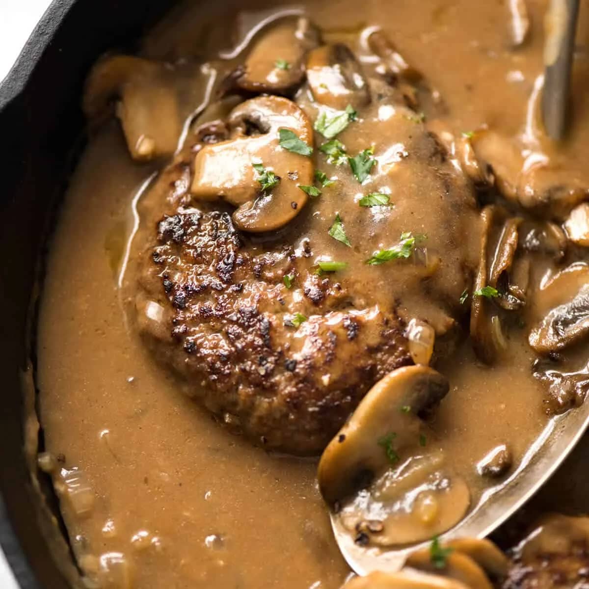 Salisbury Steak with Mushroom Gravy