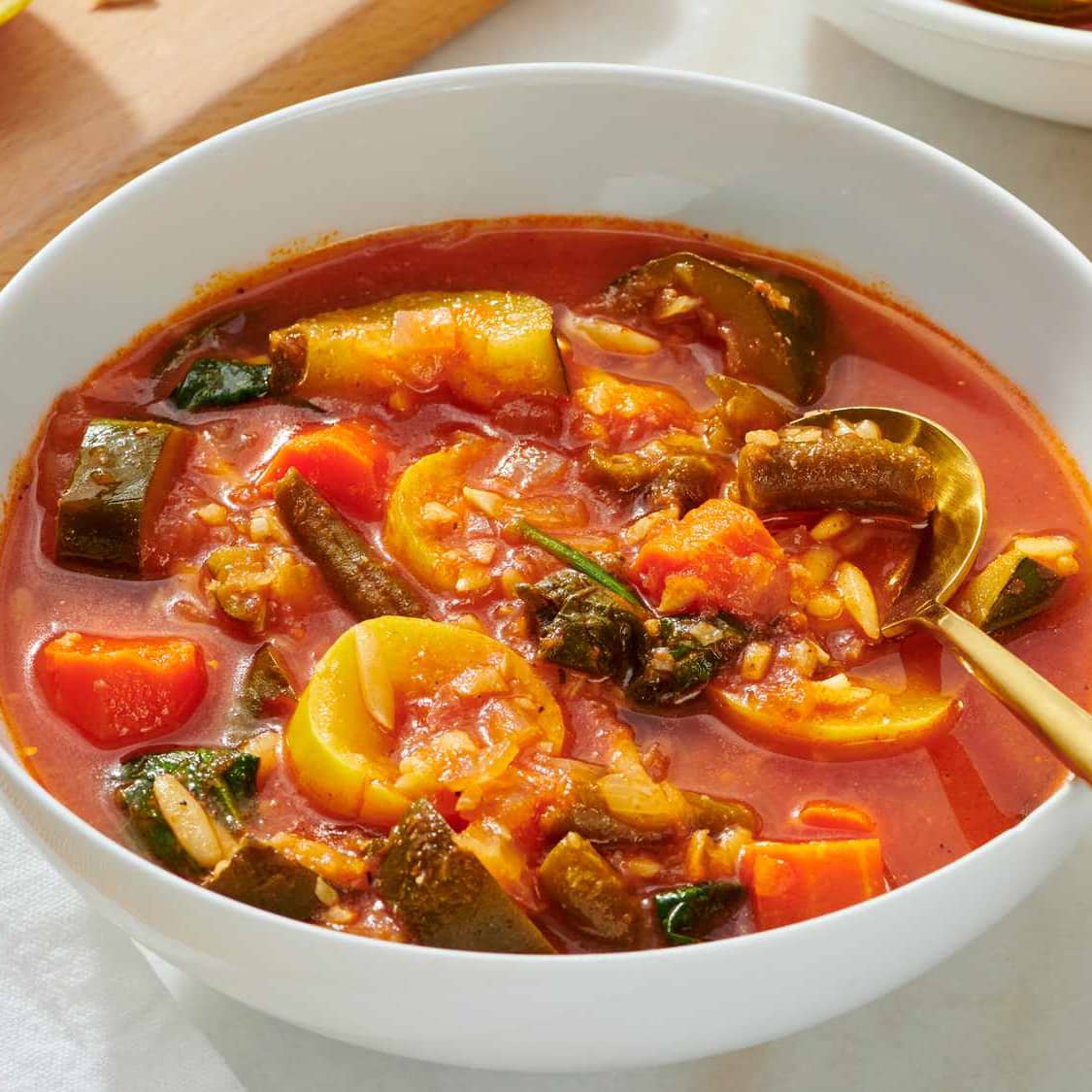 Mediterranean Orzo Vegetable Soup