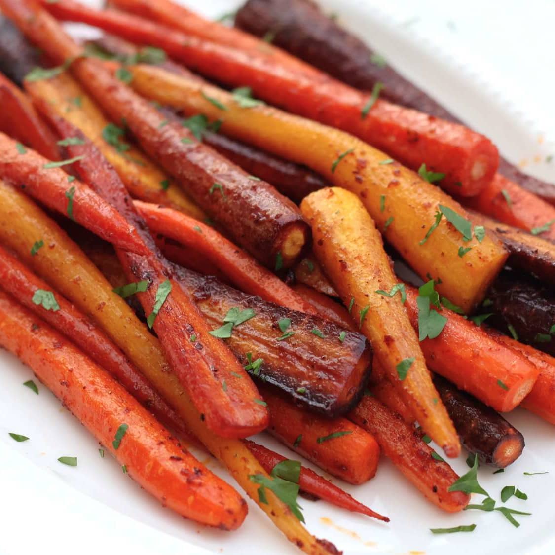 Harissa Roasted Carrots