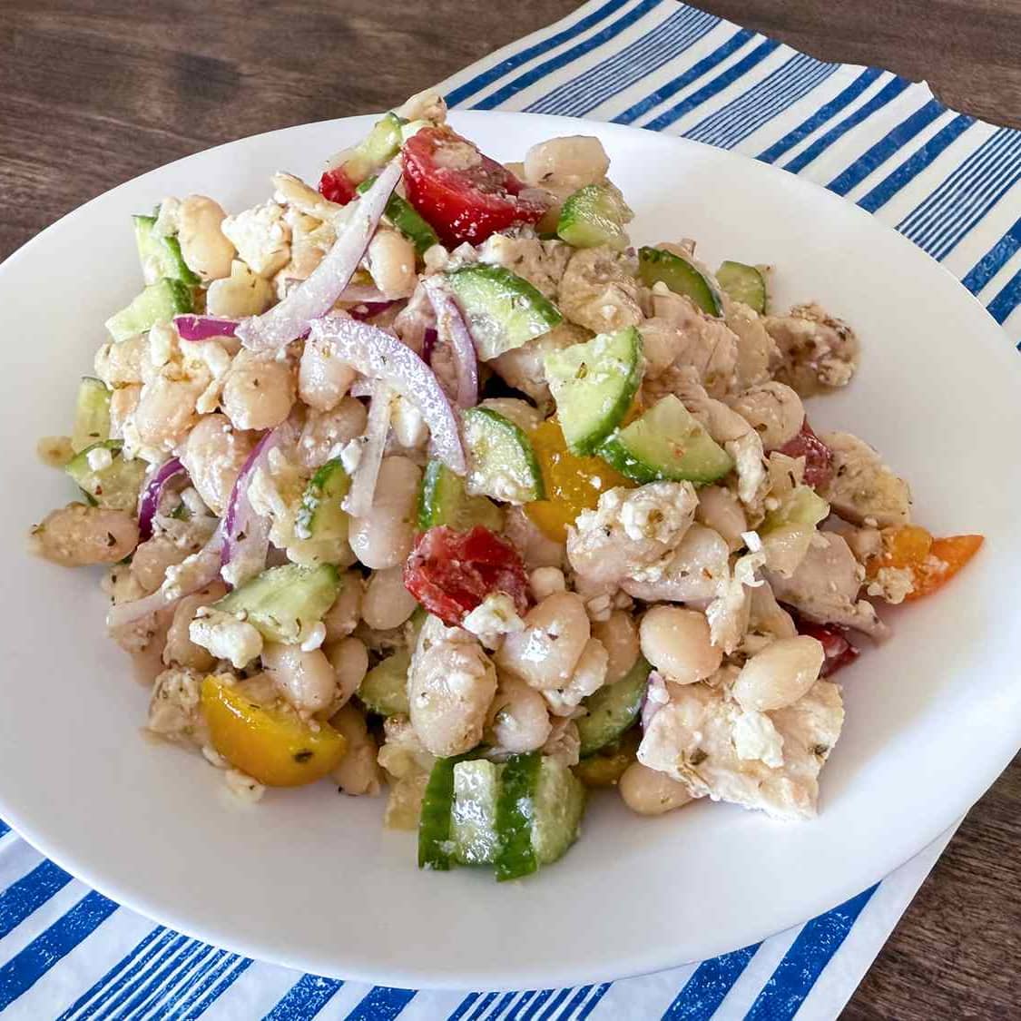 This High-Protein Greek Salad Will Be on Repeat All Summer Long