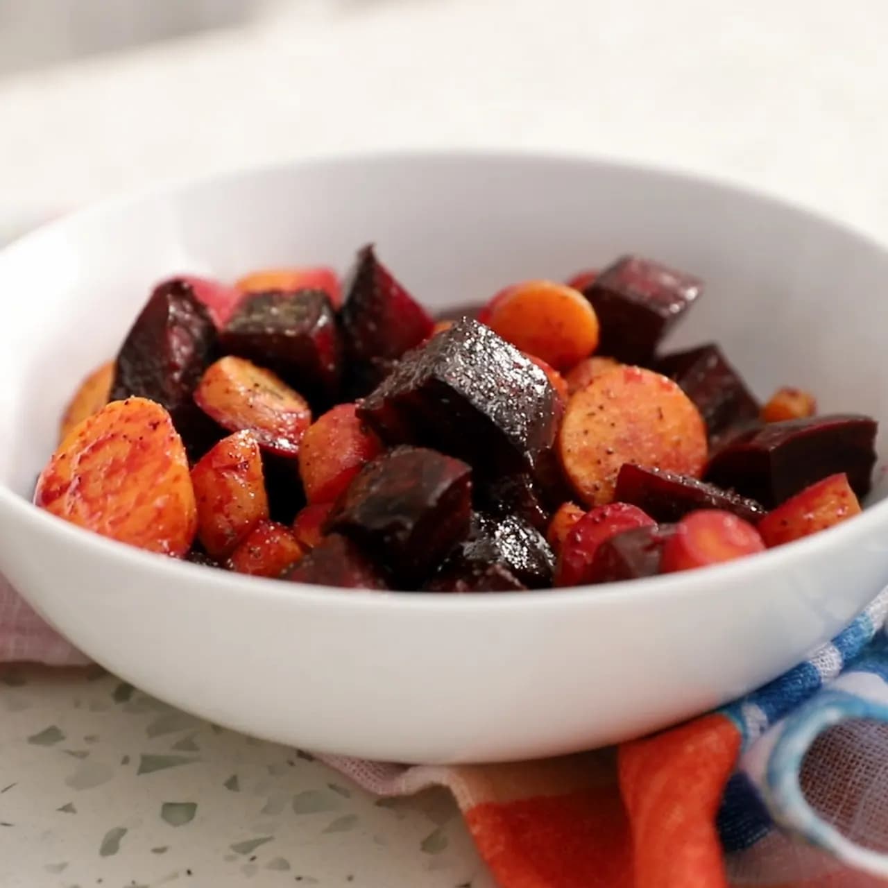 Roasted Beets and Carrots
