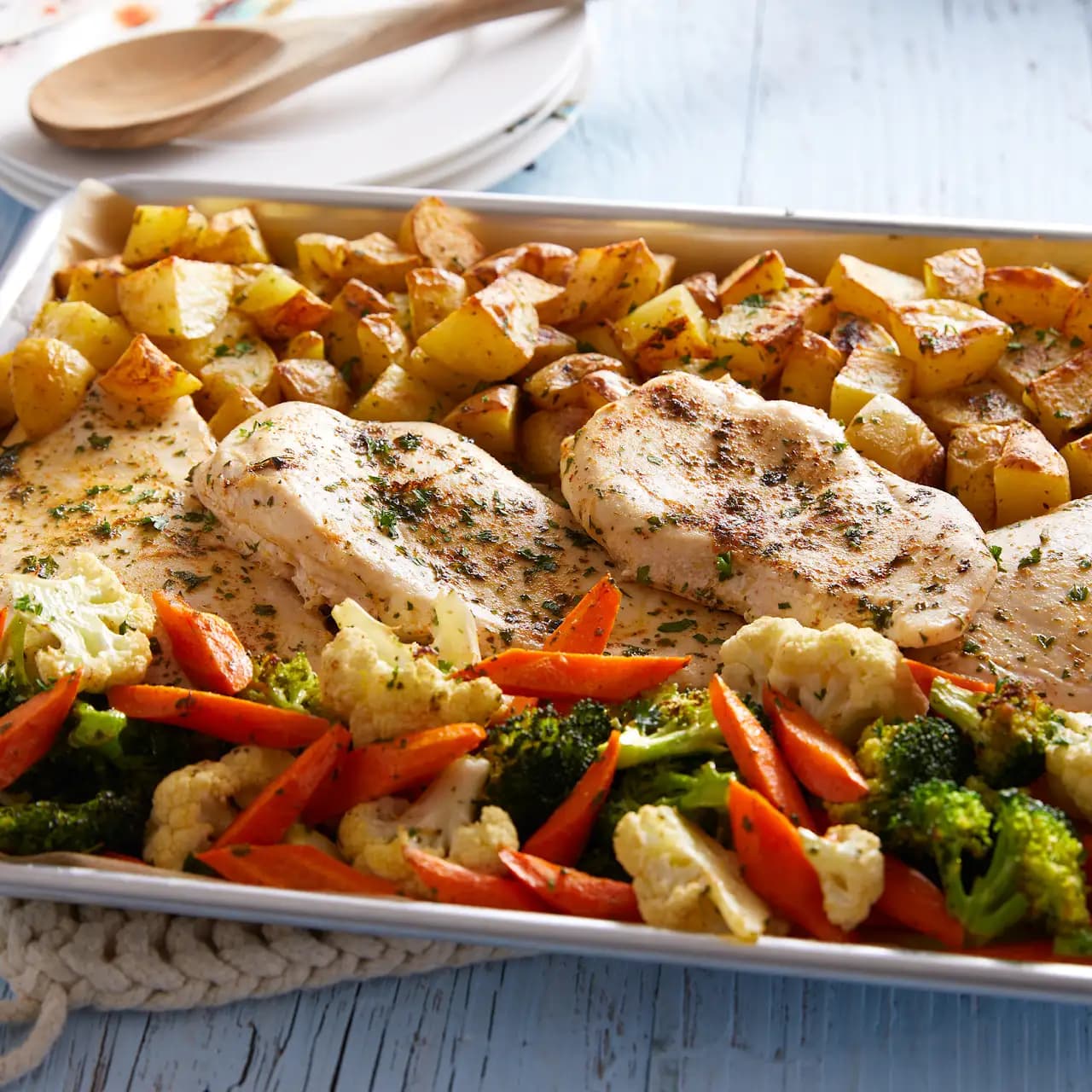 Easy Sheet Pan Chicken and Veggies