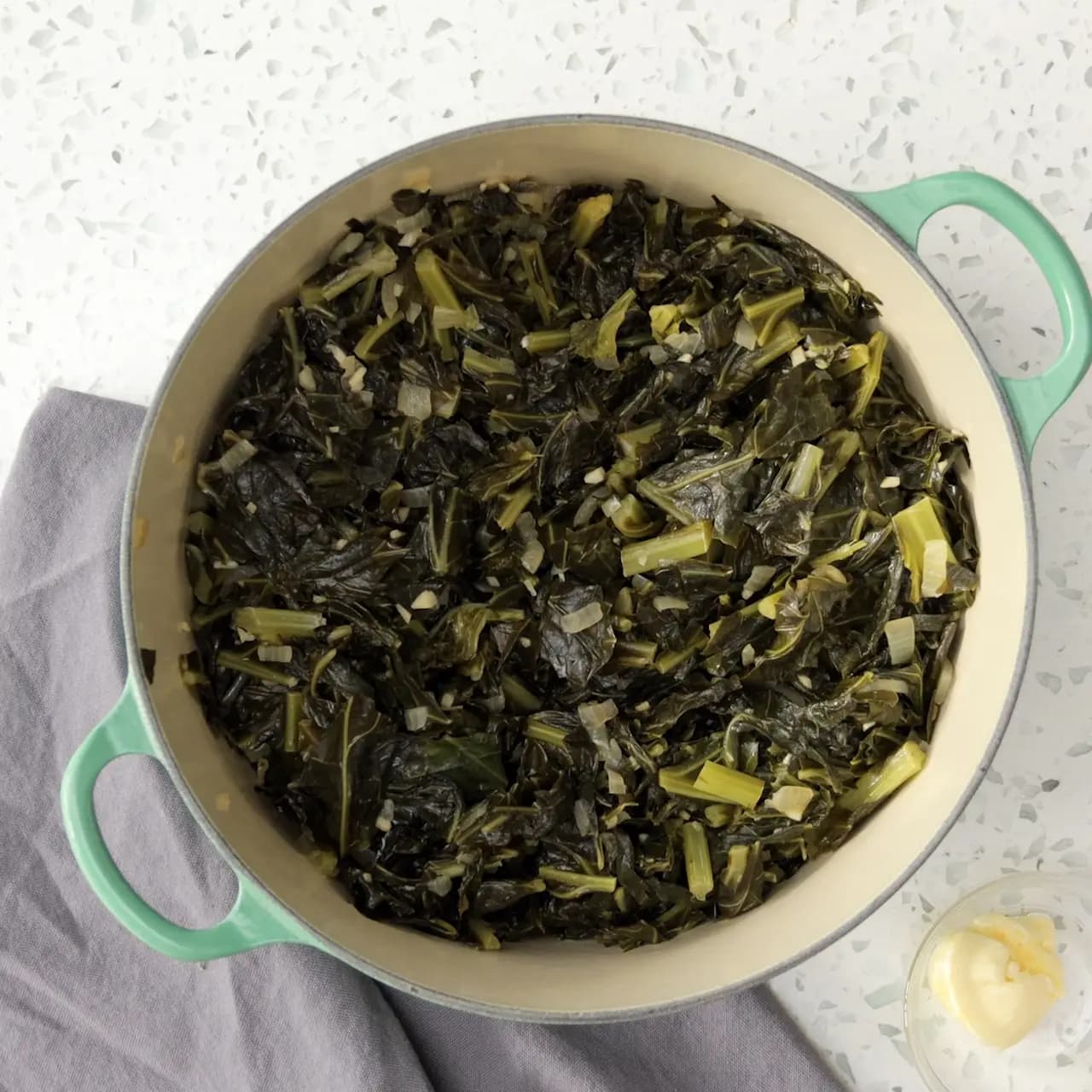 Garlicky Vegan Collard Greens