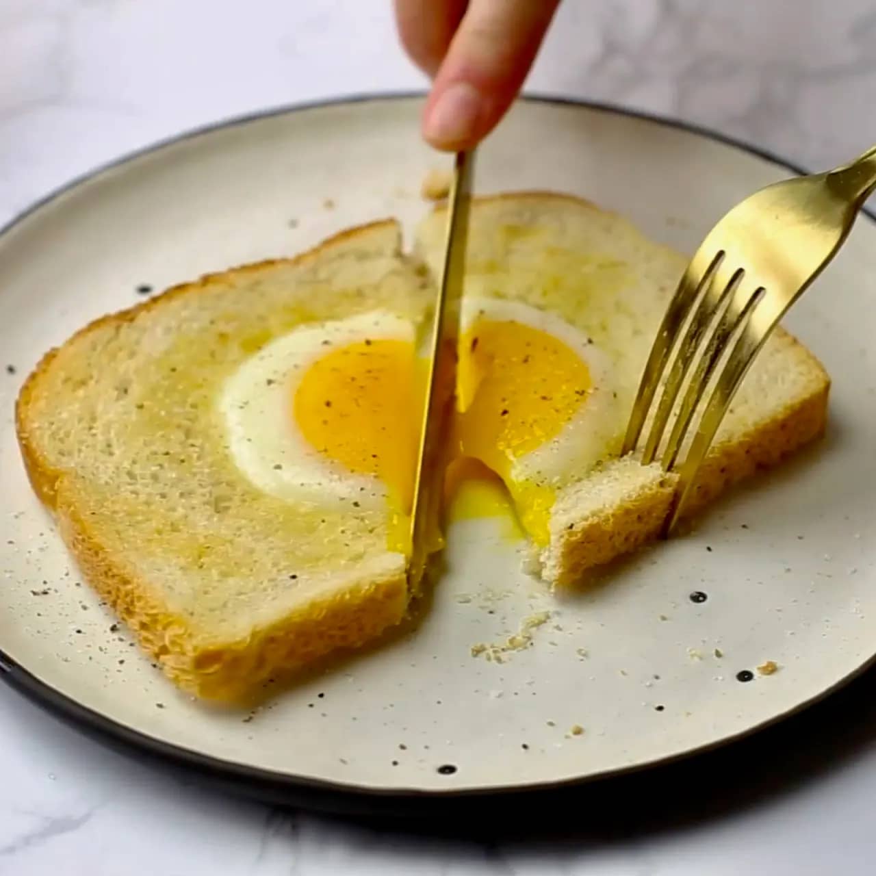 Family-Style Sheet Pan Egg-in-a-Hole