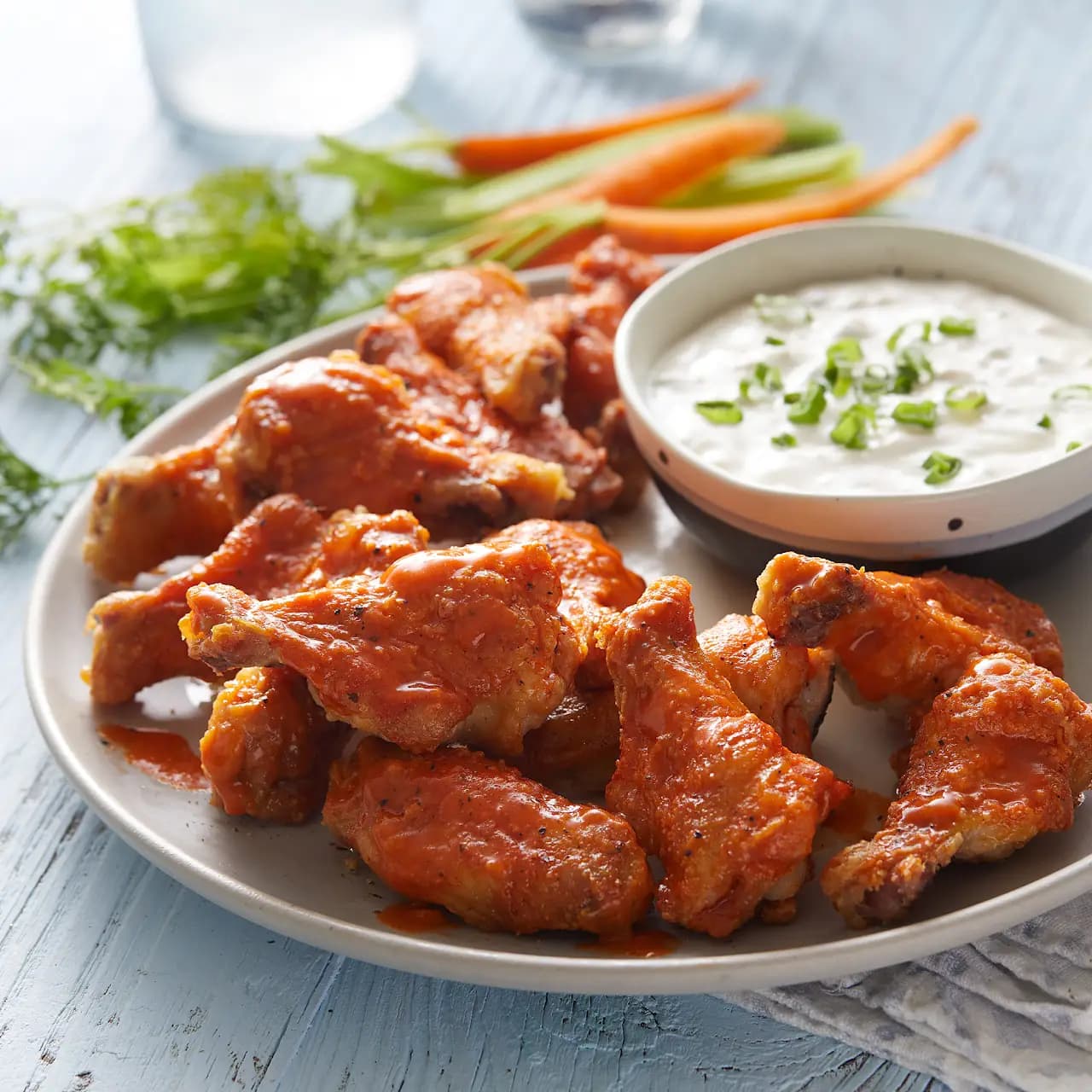 Easy Baked Buffalo Chicken Wings
