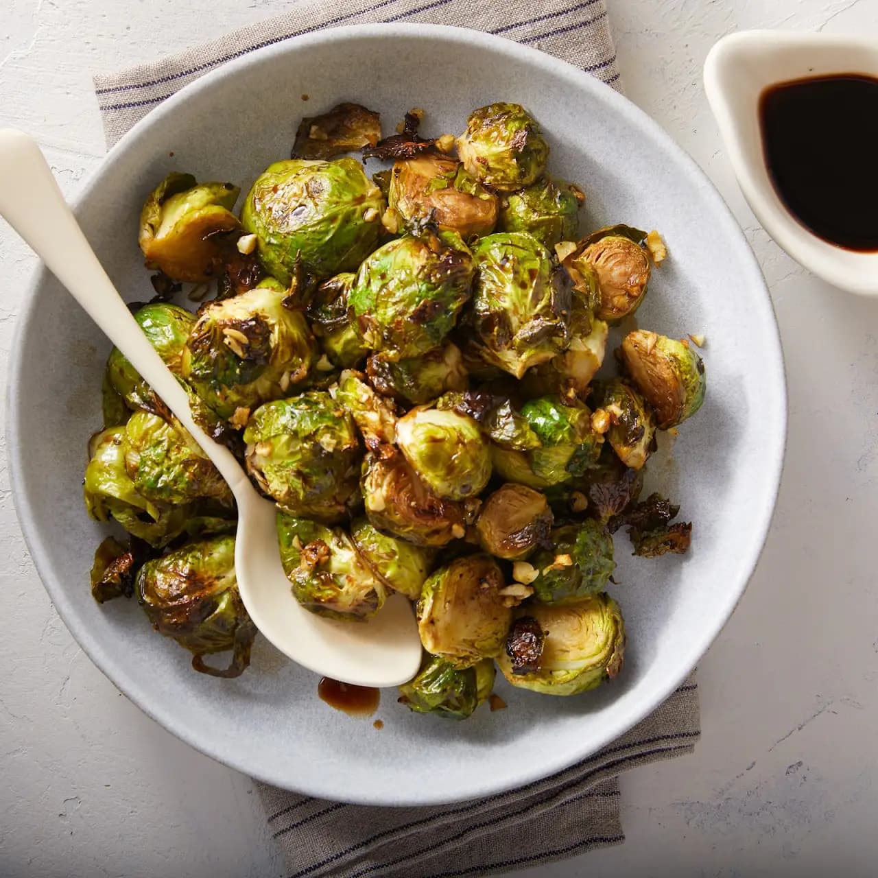 Honey Balsamic Glazed Brussels Sprouts