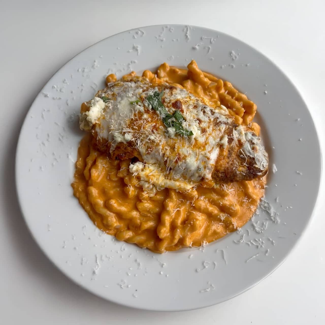 Buffalo Chicken Parm Pasta