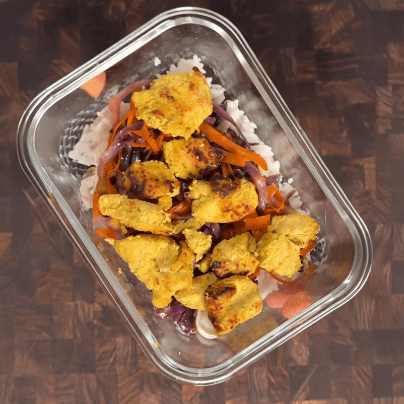 High Protein Coconut Curry Bowls