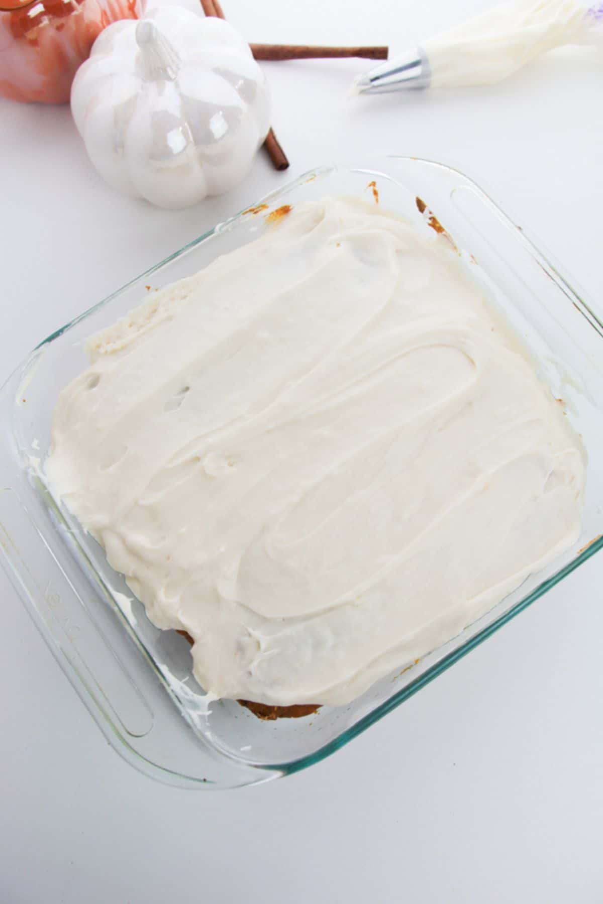 Pumpkin Spice Cake with Mix