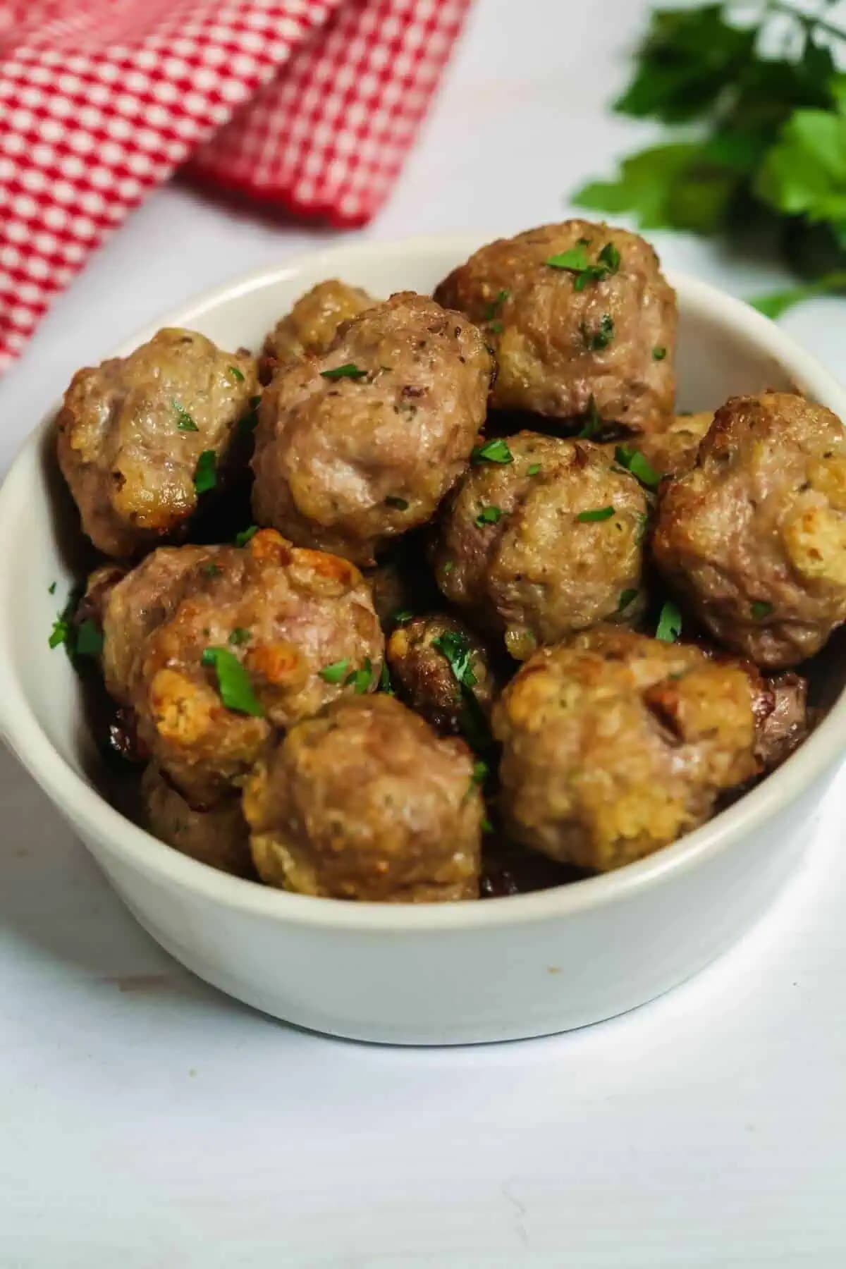 Oven Baked Meatballs
