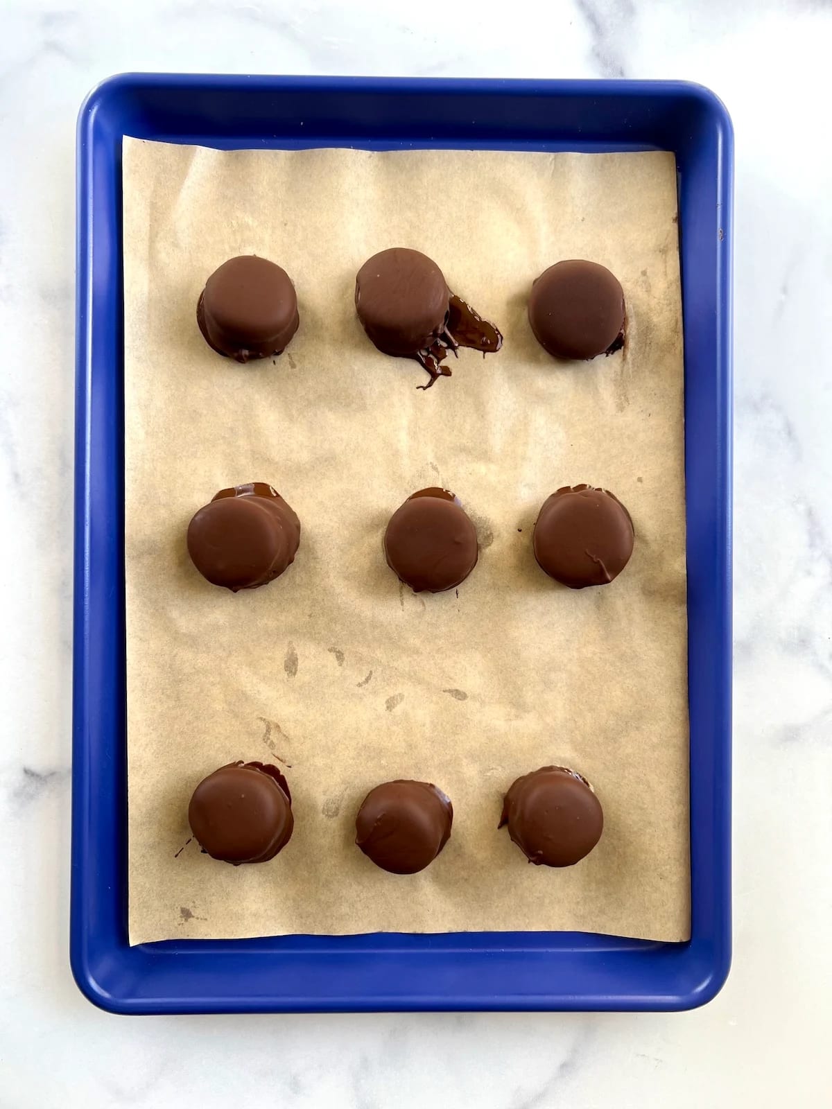Frozen Chocolate Peanut Butter Banana Bites