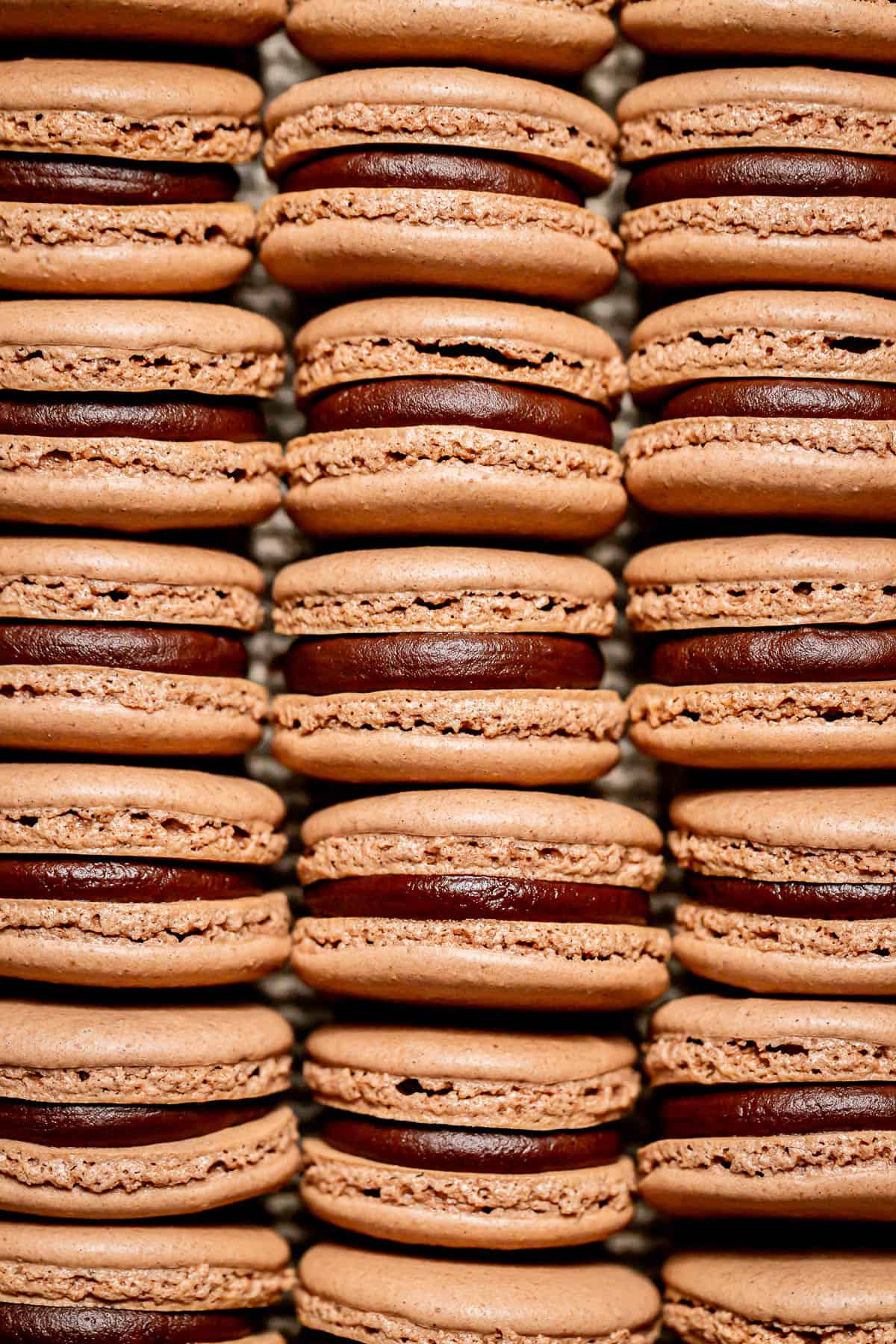 Double Chocolate Macarons