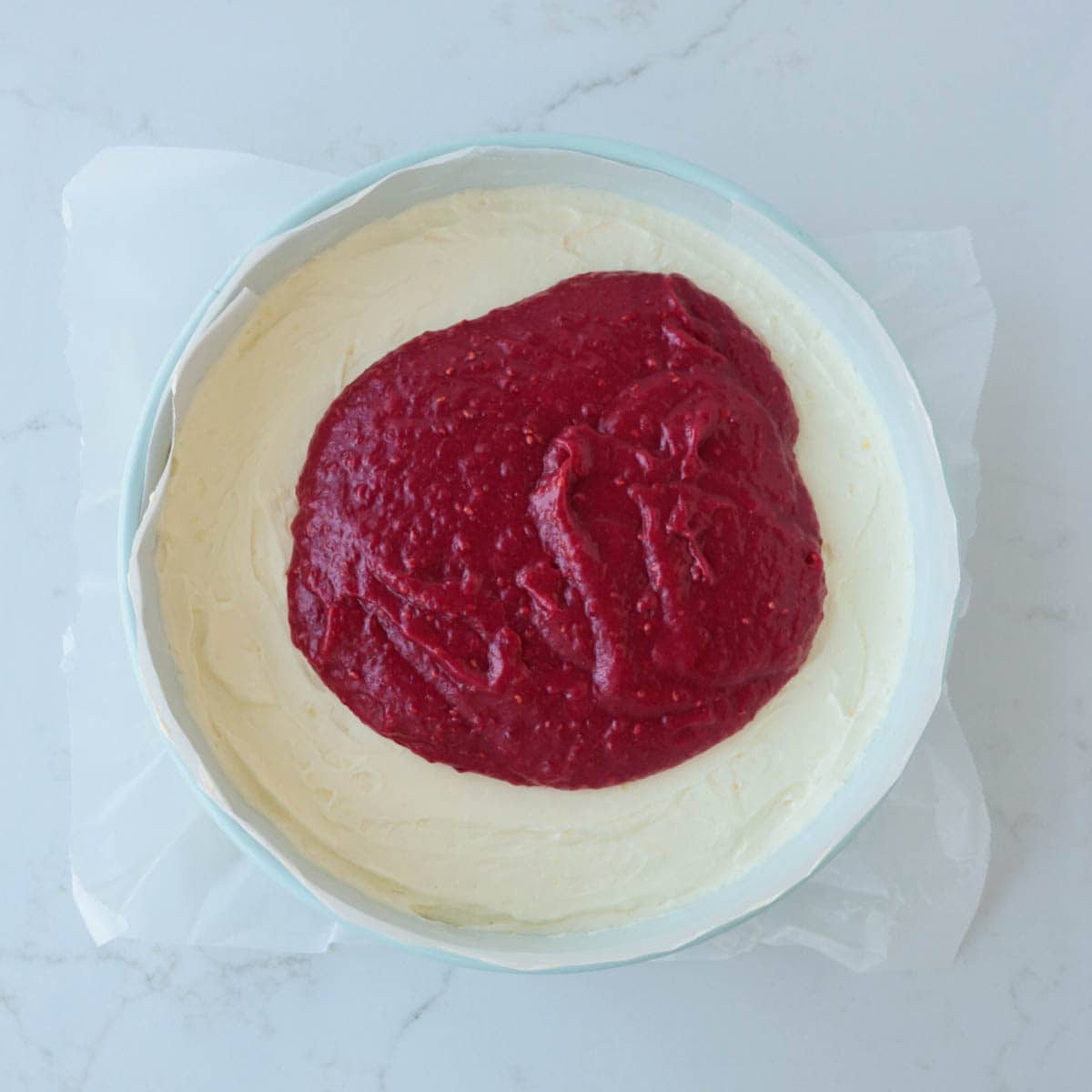No-Bake Lemon Raspberry Cheesecake