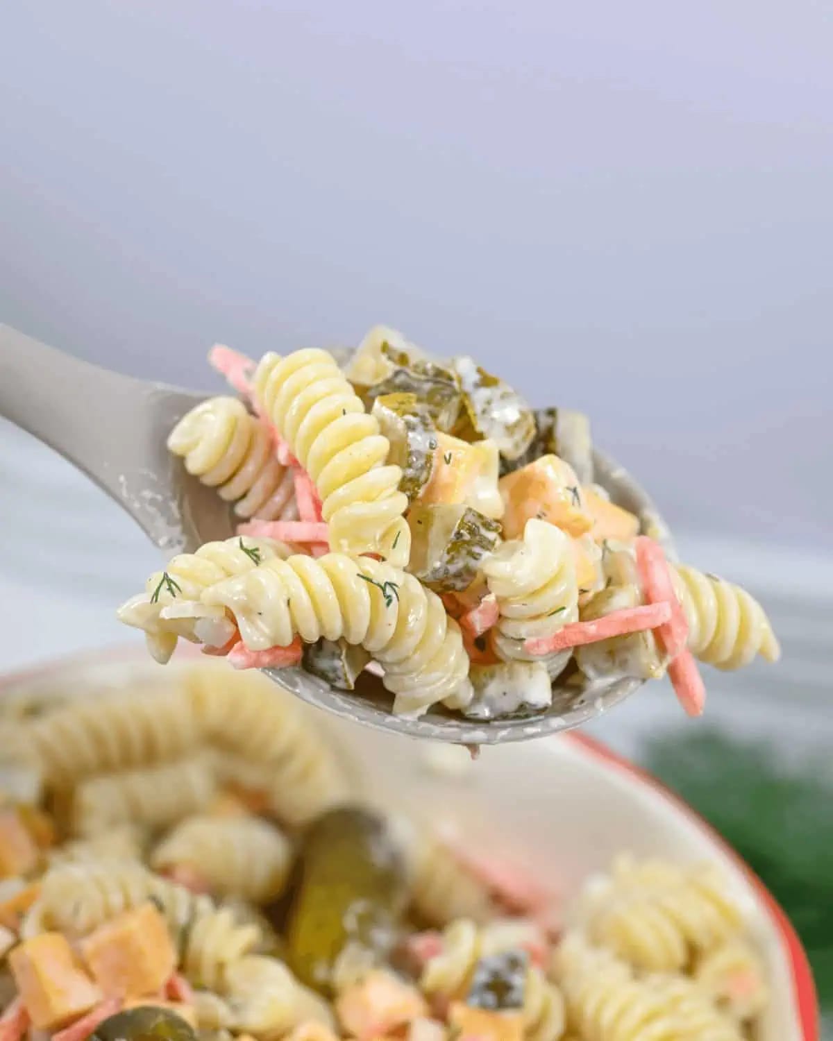 Dill Pickle Noodle Salad