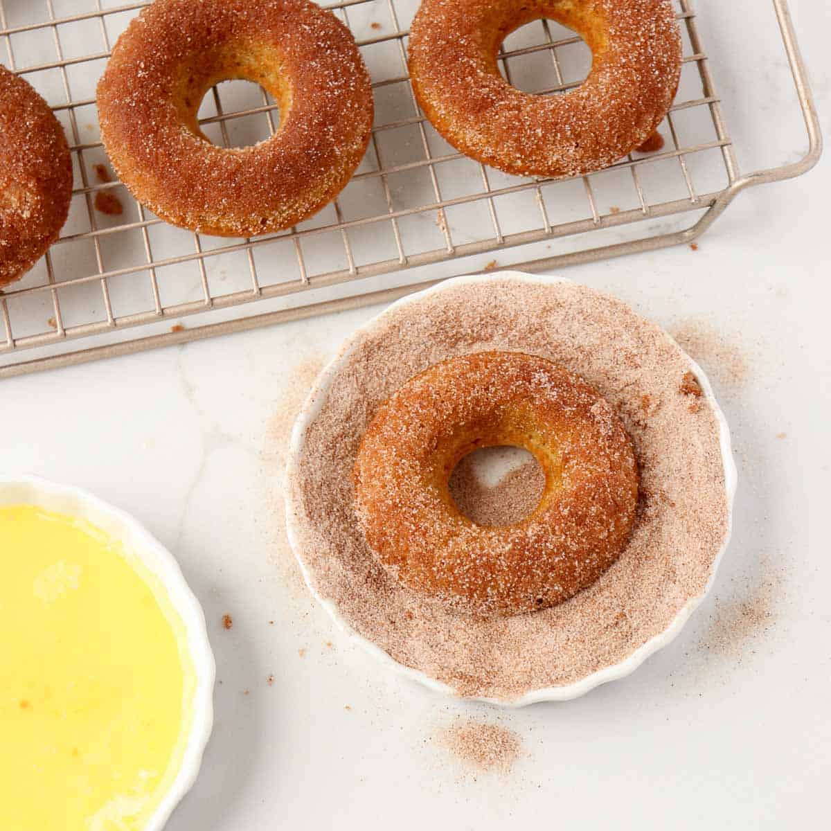 Baked Apple Cider Donuts