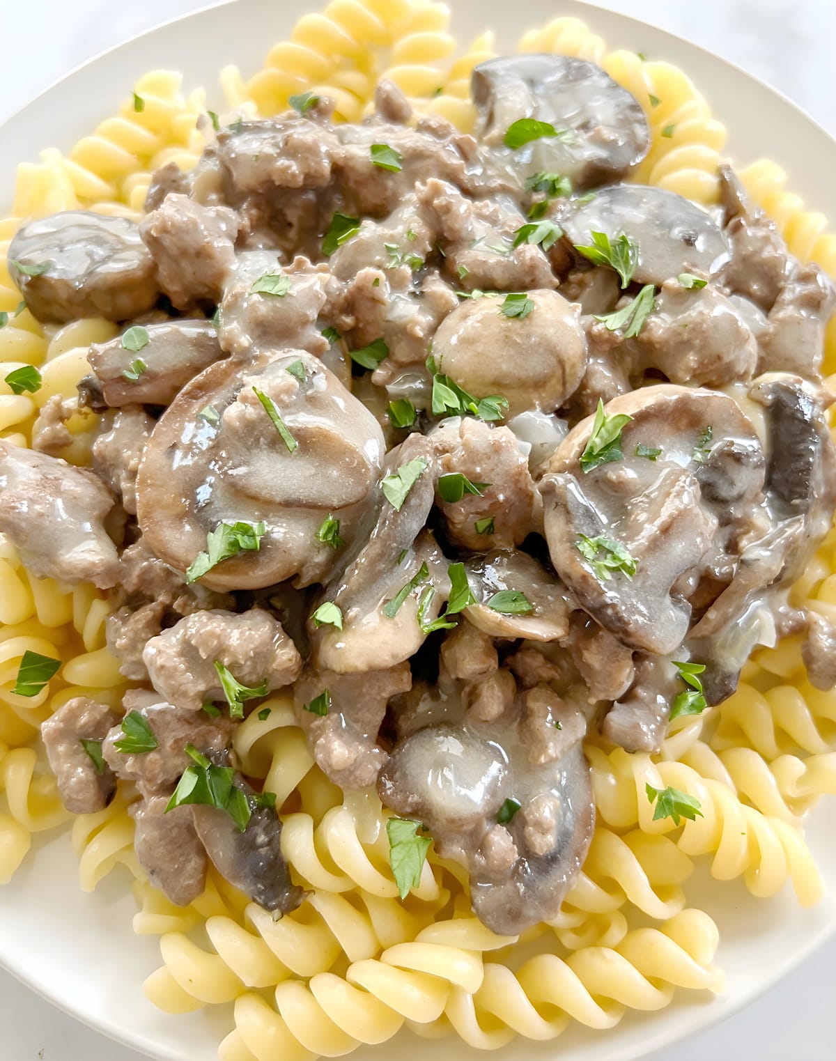 Dairy Free Beef Stroganoff