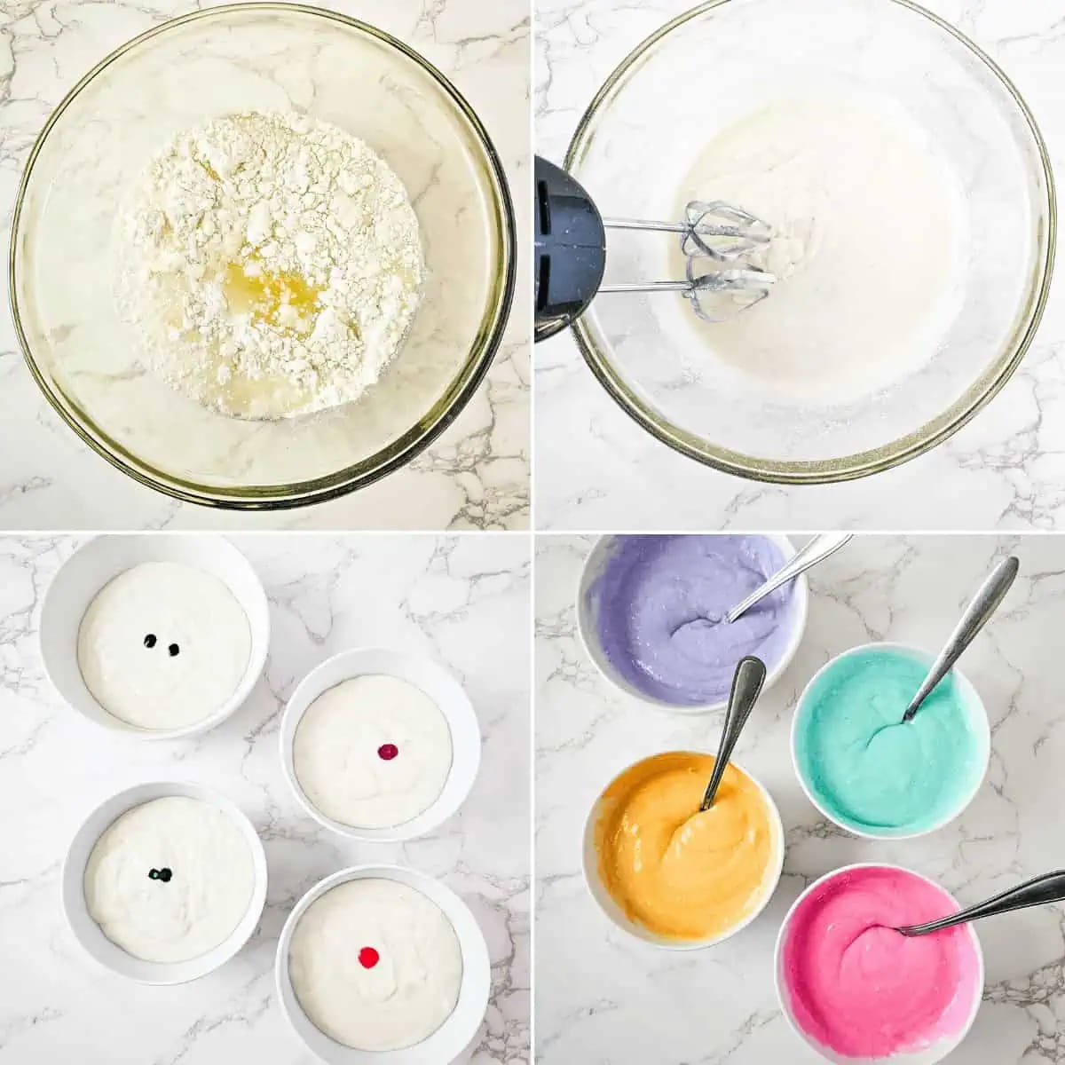 Rainbow Pudding Poke Cake