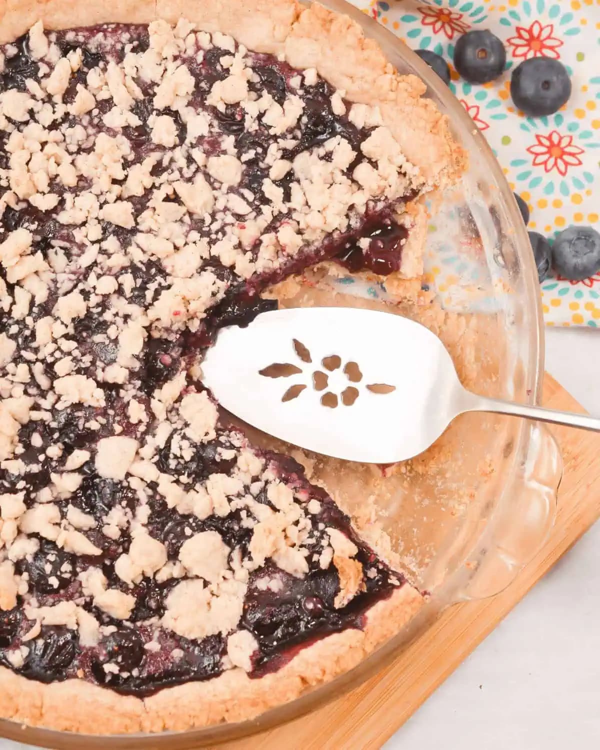 Blueberry Crumb Pie
