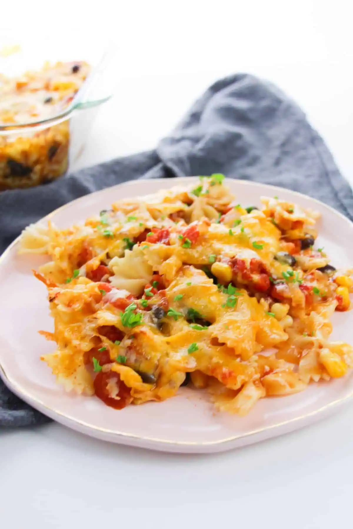 Baked Enchilada Pasta