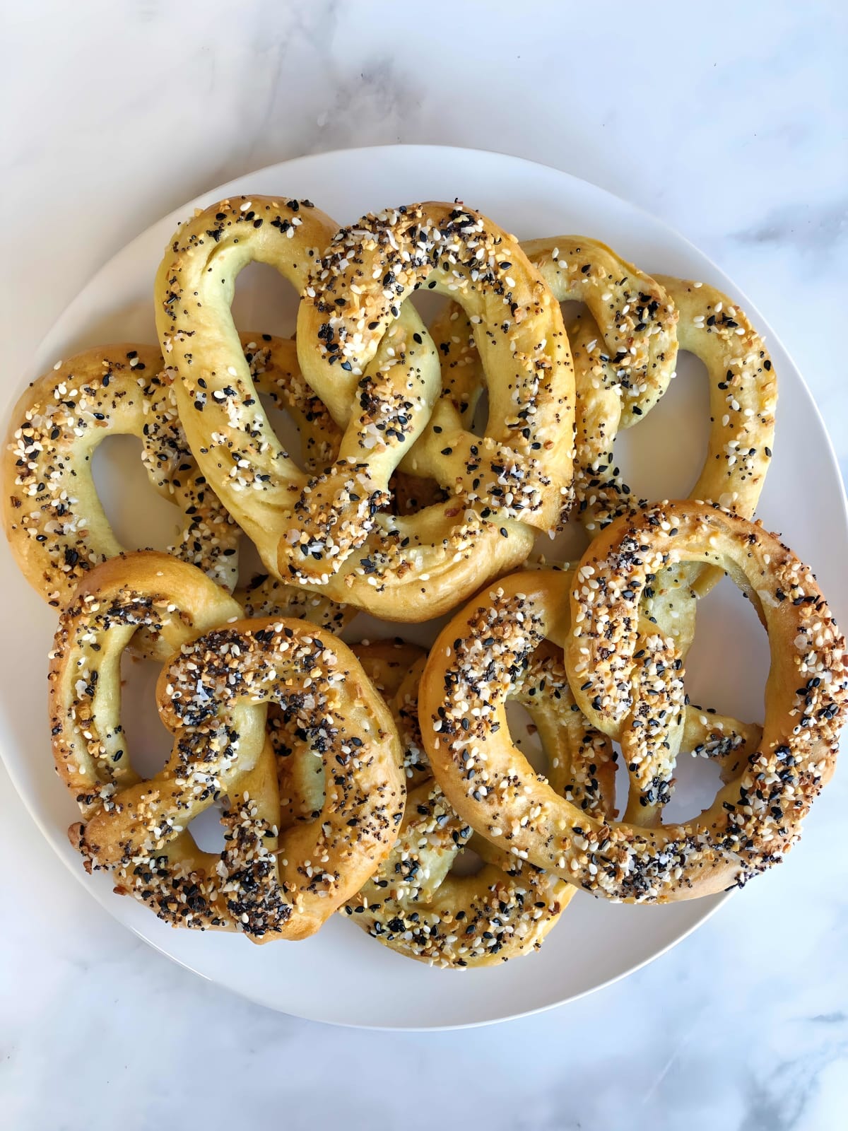 Everything Bagel Soft Pretzels