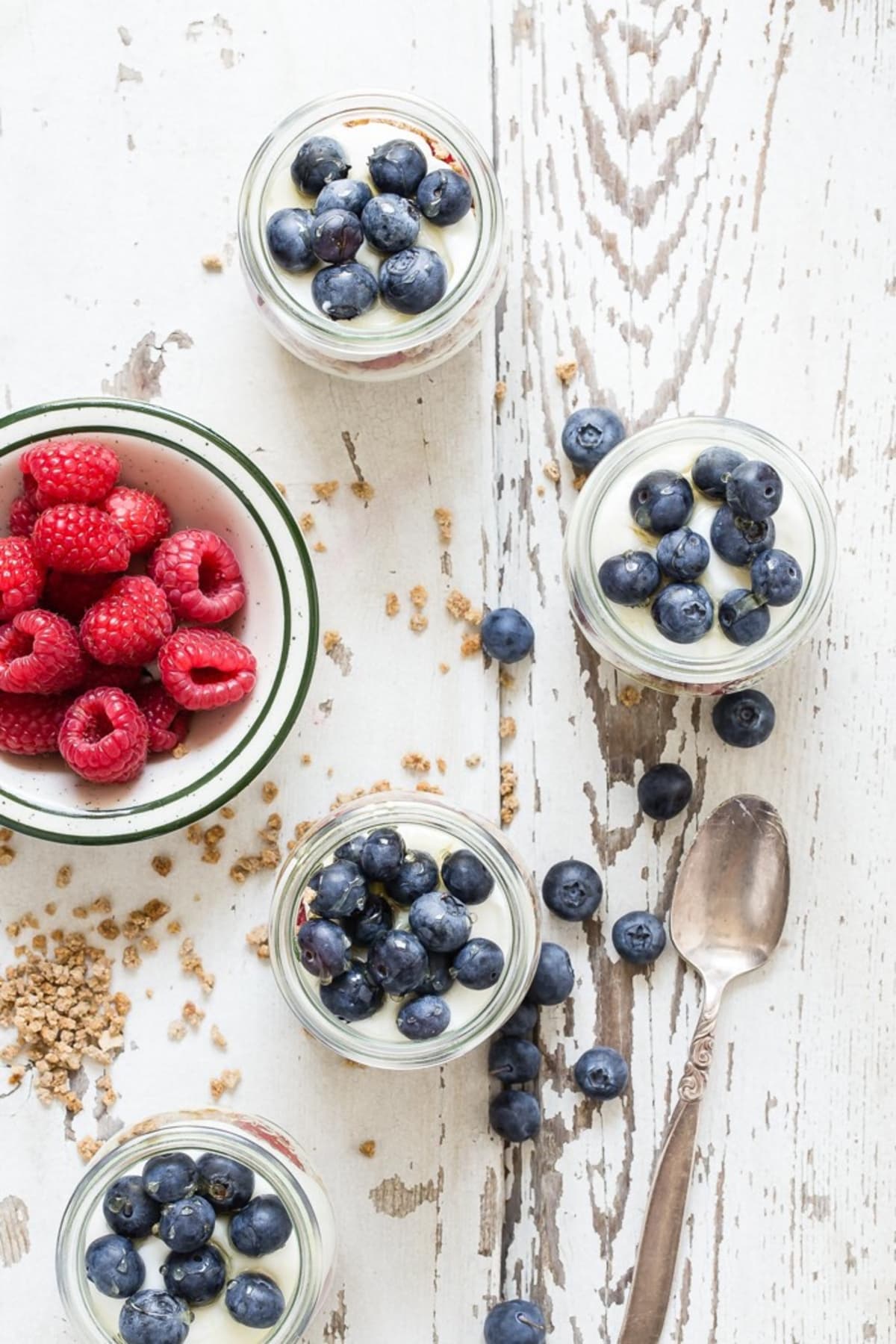 Red, White and Blue Parfaits