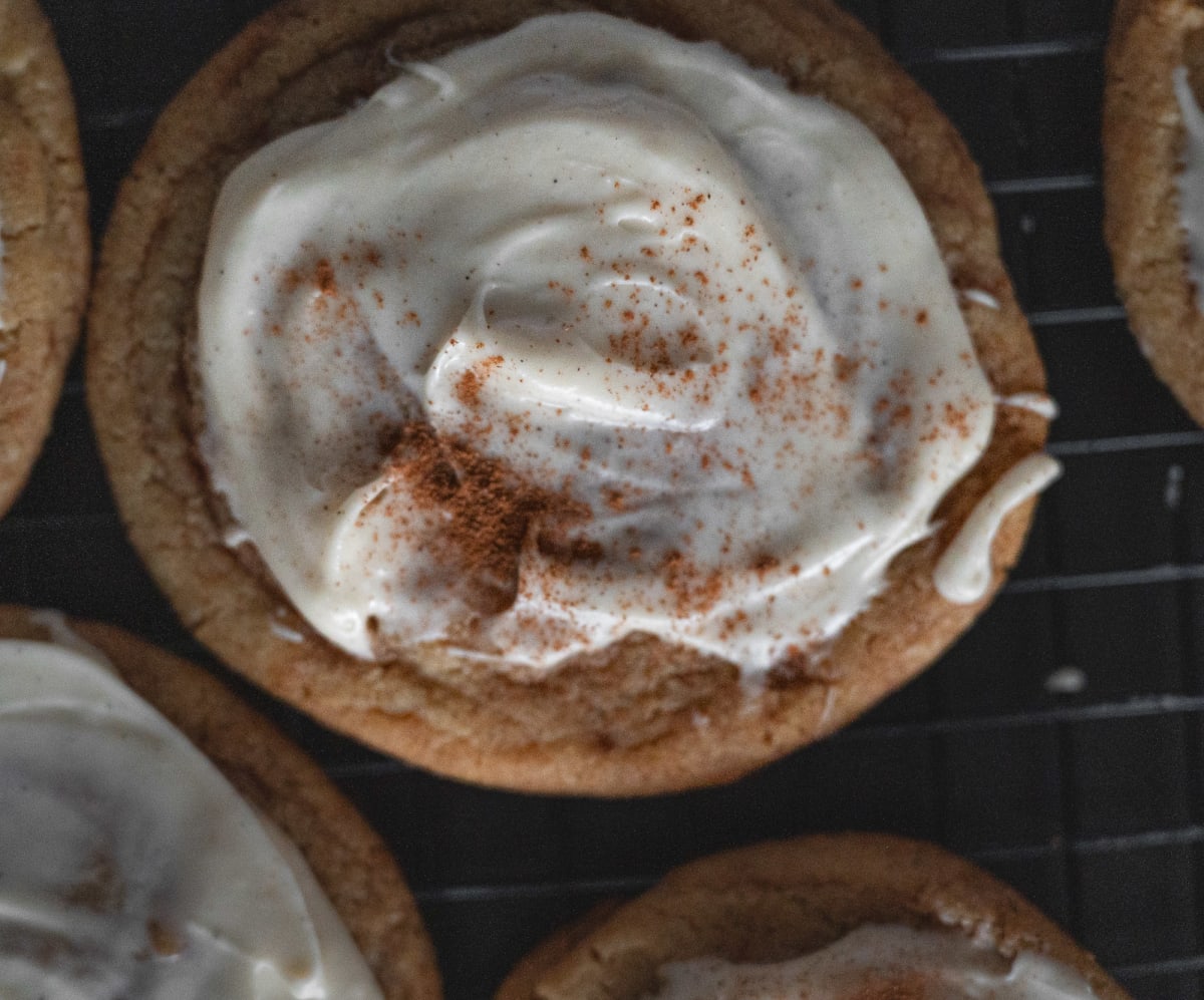 Brown Butter Cinnamon Roll Cookies