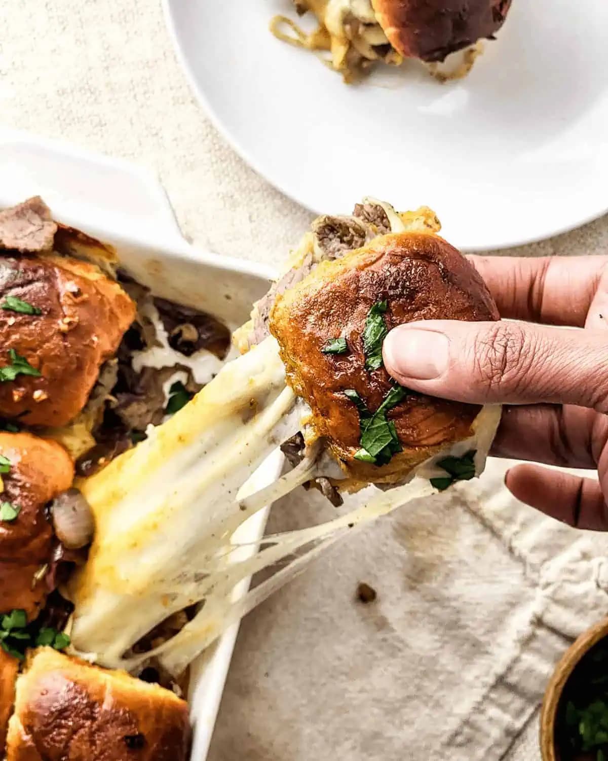 Steak and Cheese Sliders