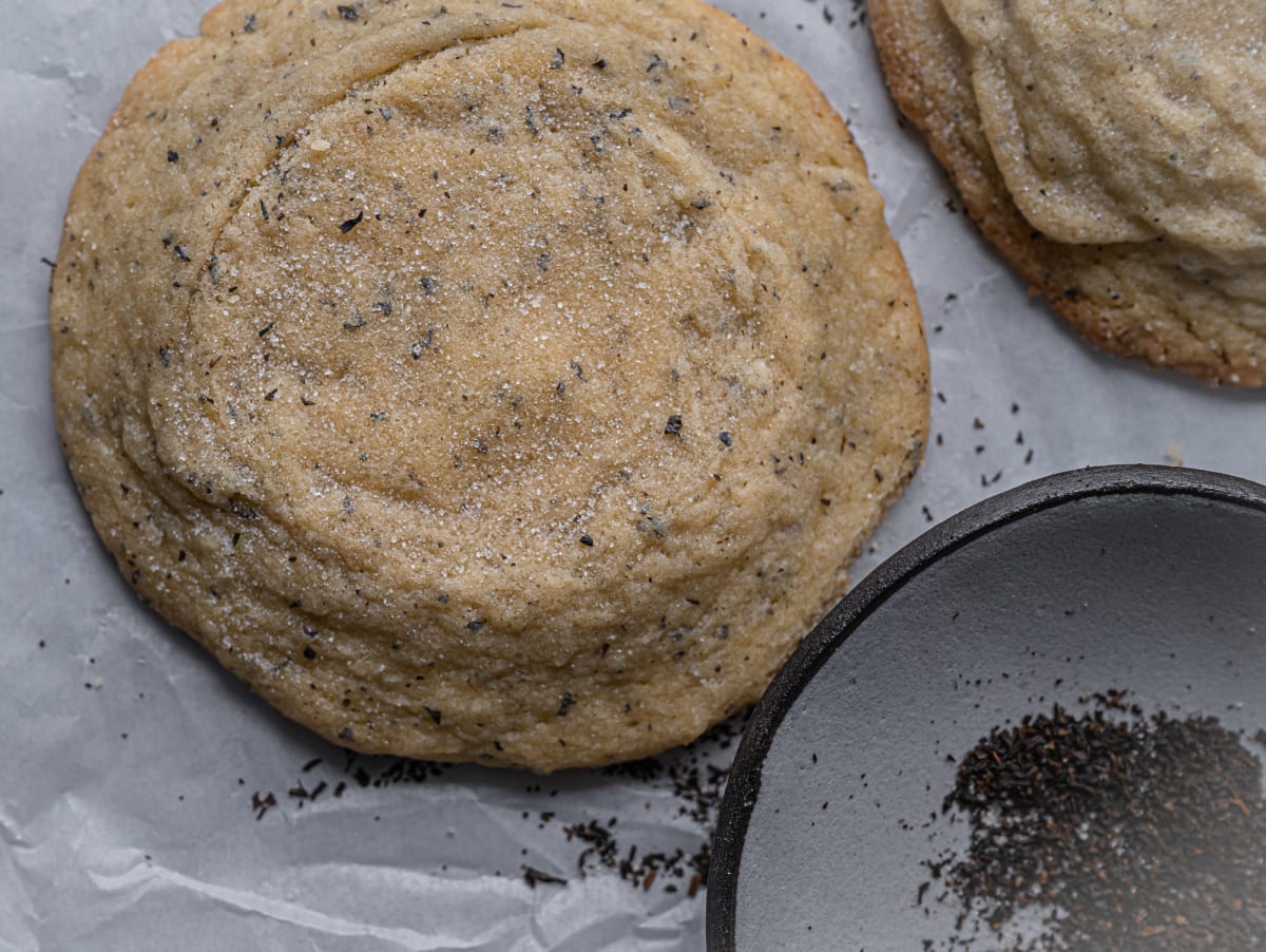 Chewy Earl Grey Sugar Cookies