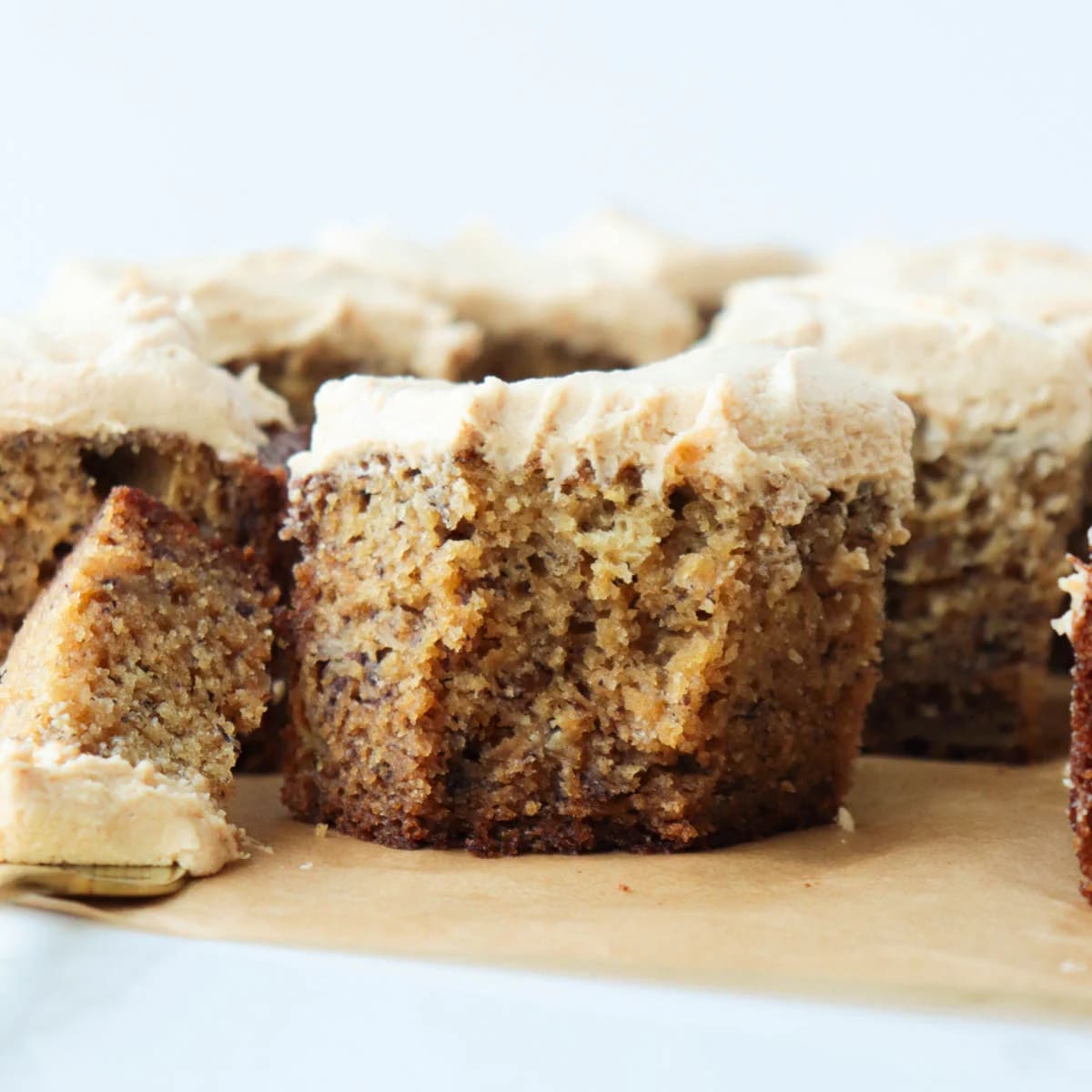 Banana Cake with Peanut Butter Frosting
