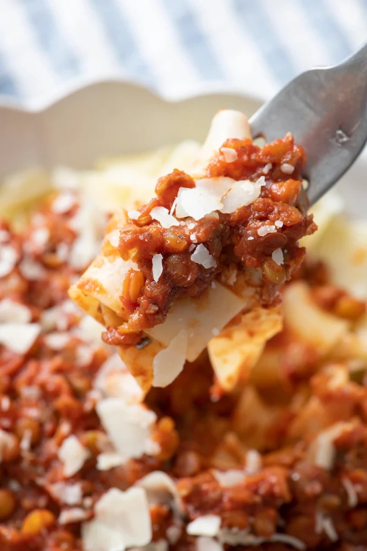 Lentil Mushroom Bolognese