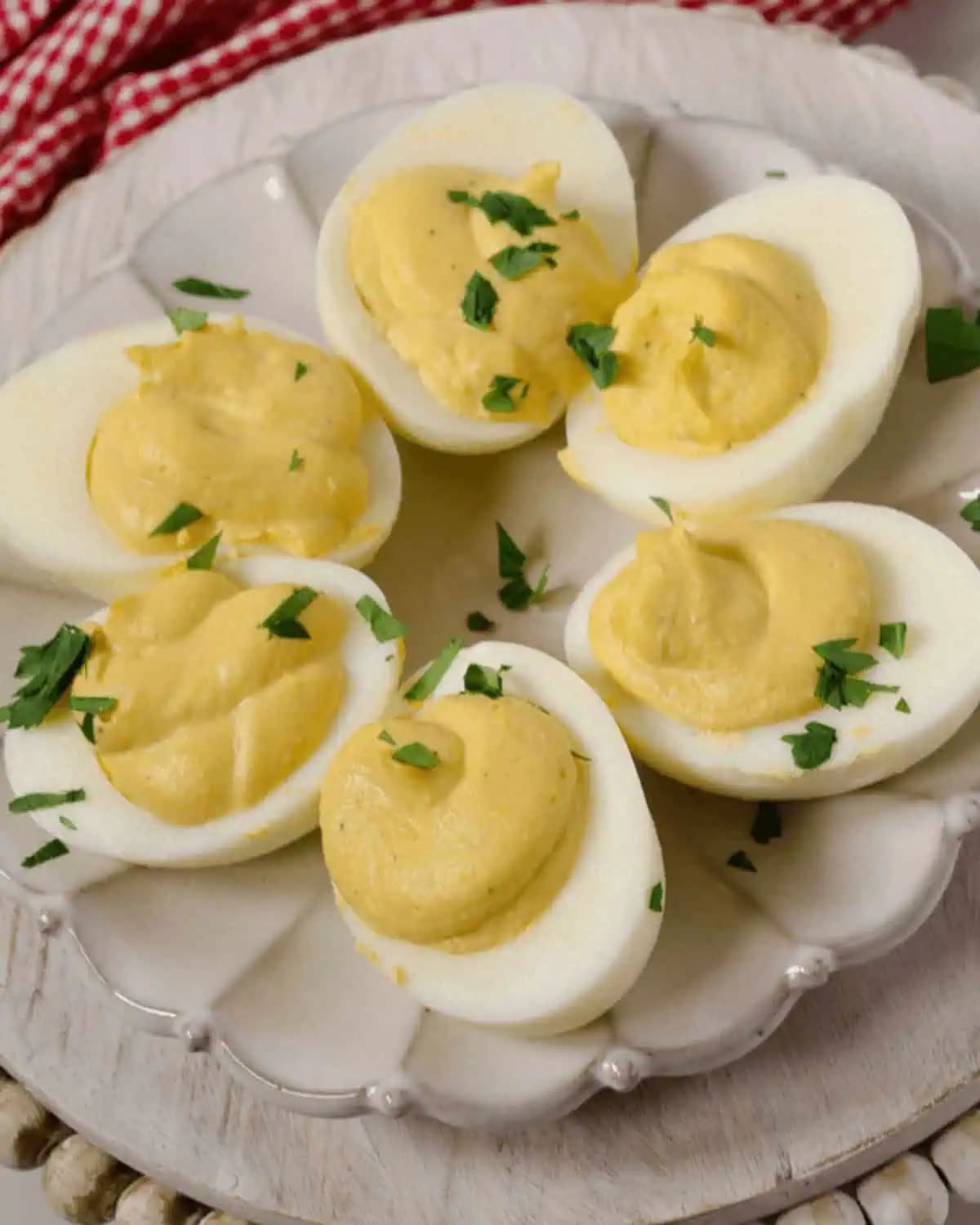 Caesar Fancy Deviled Eggs