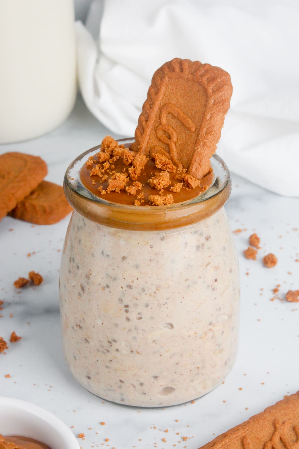 Biscoff Overnight Oats