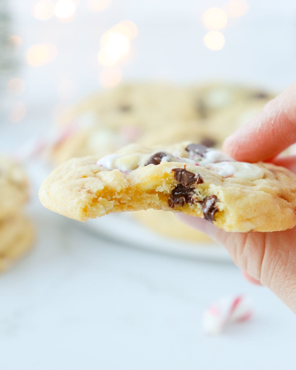 Peppermint Chocolate Chip Cookies