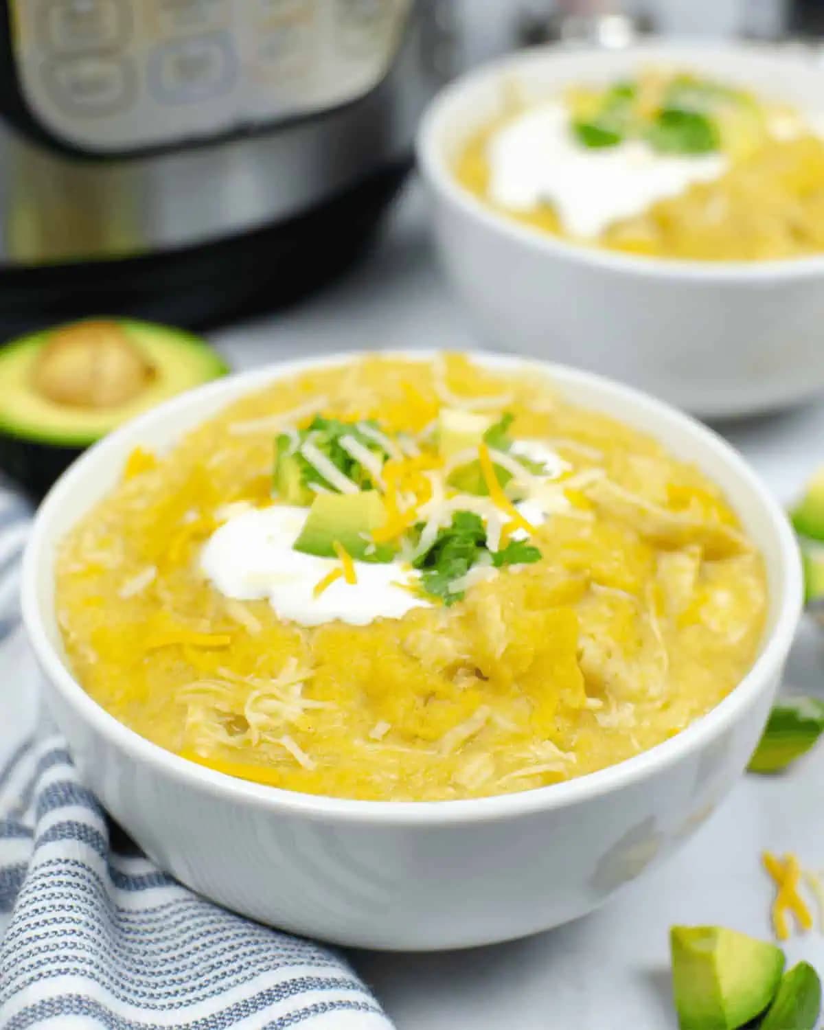 Instant Pot Chicken Enchiladas