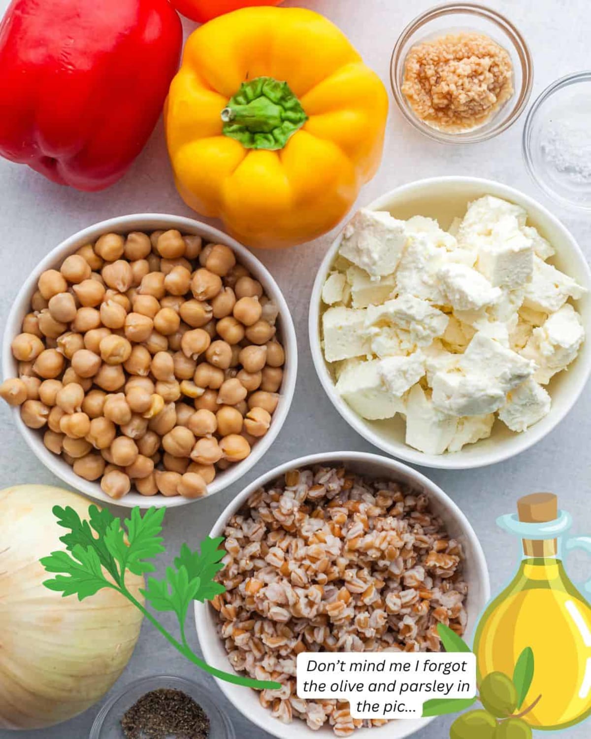 Harissa Chickpea Stuffed Peppers