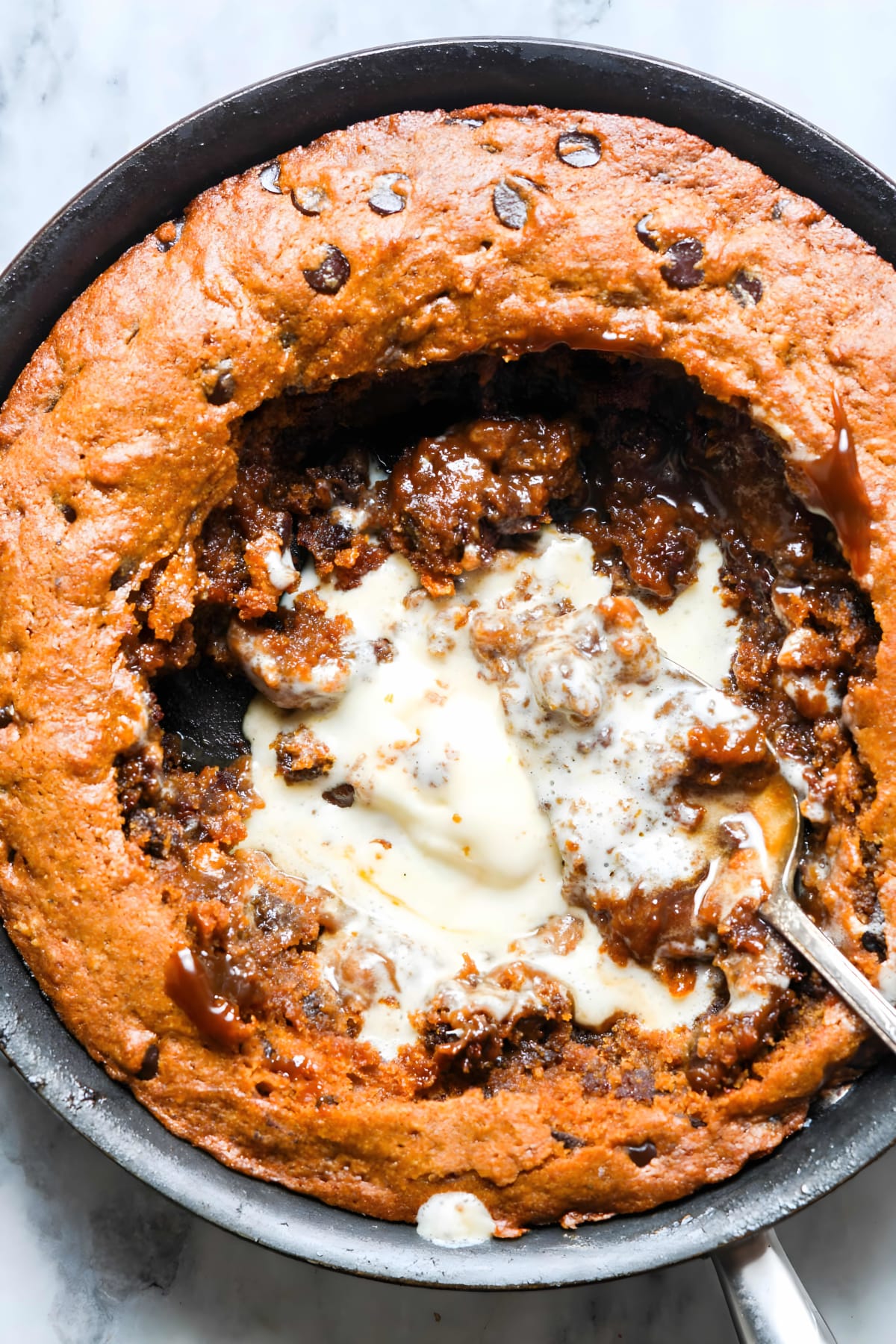 Pumpkin Skillet Cookie