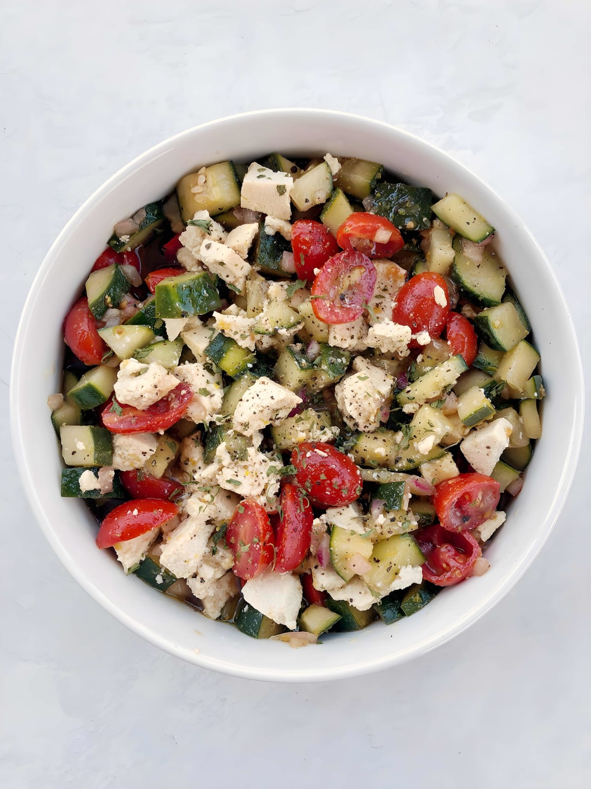 Vegan Tofu Feta Cheese