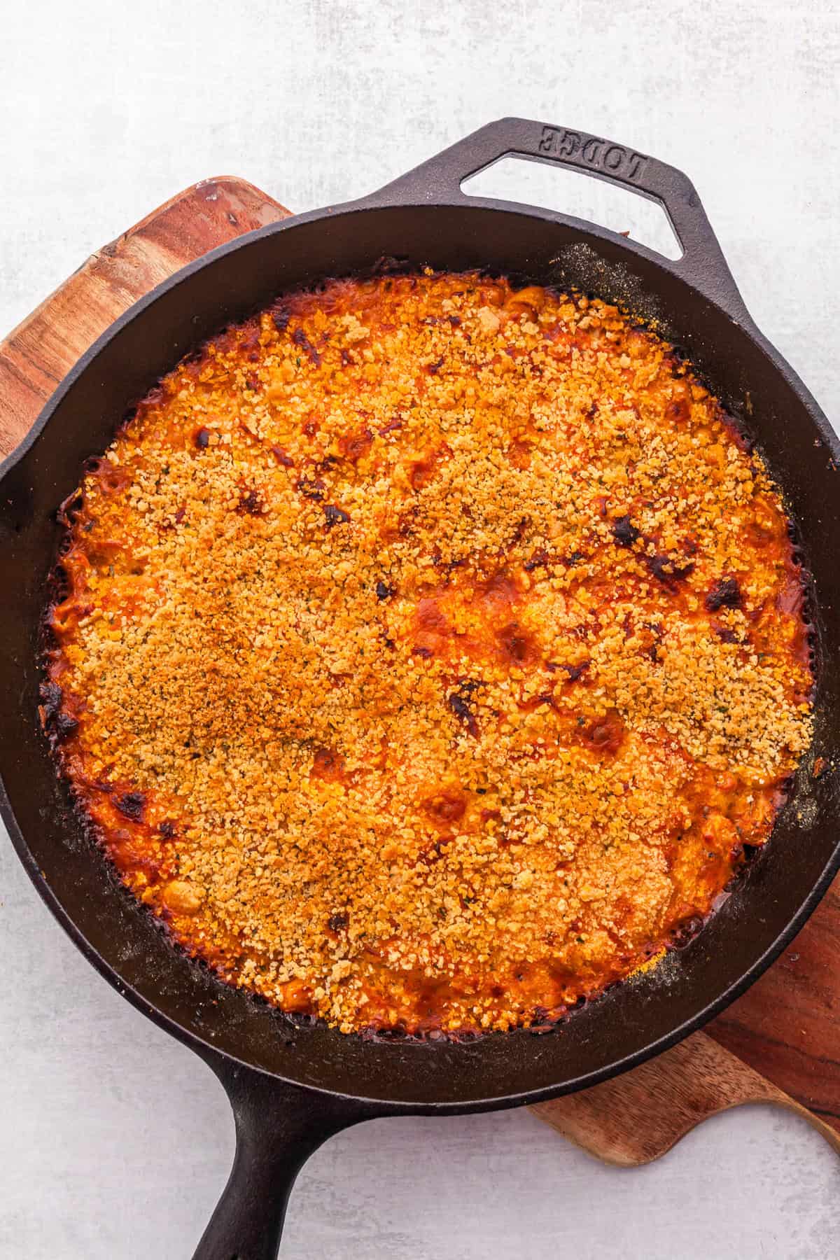 Cheesy White Bean Tomato Bake