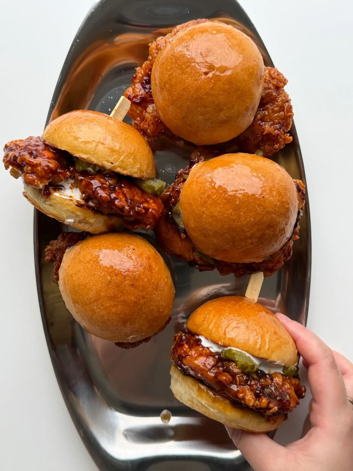 Honey Chipotle Chicken Sliders