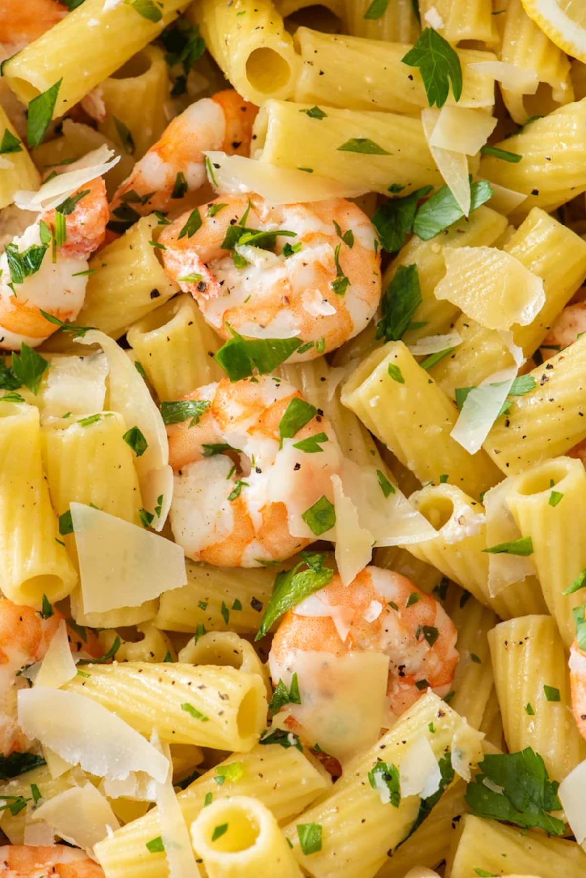 Lemon Shrimp Pasta