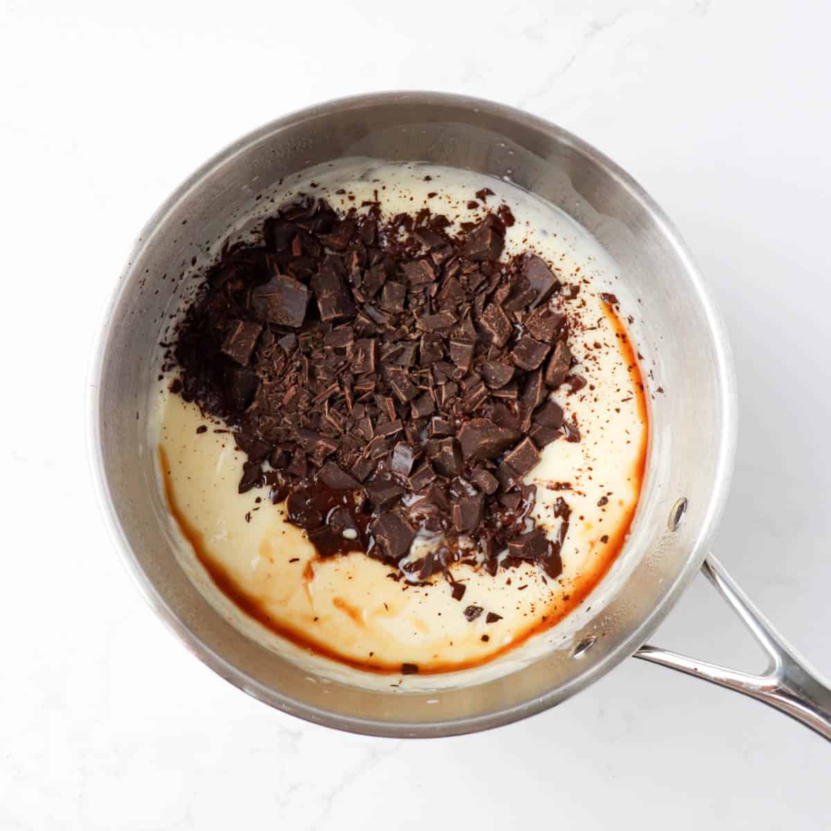 Dark Chocolate Cream Pie