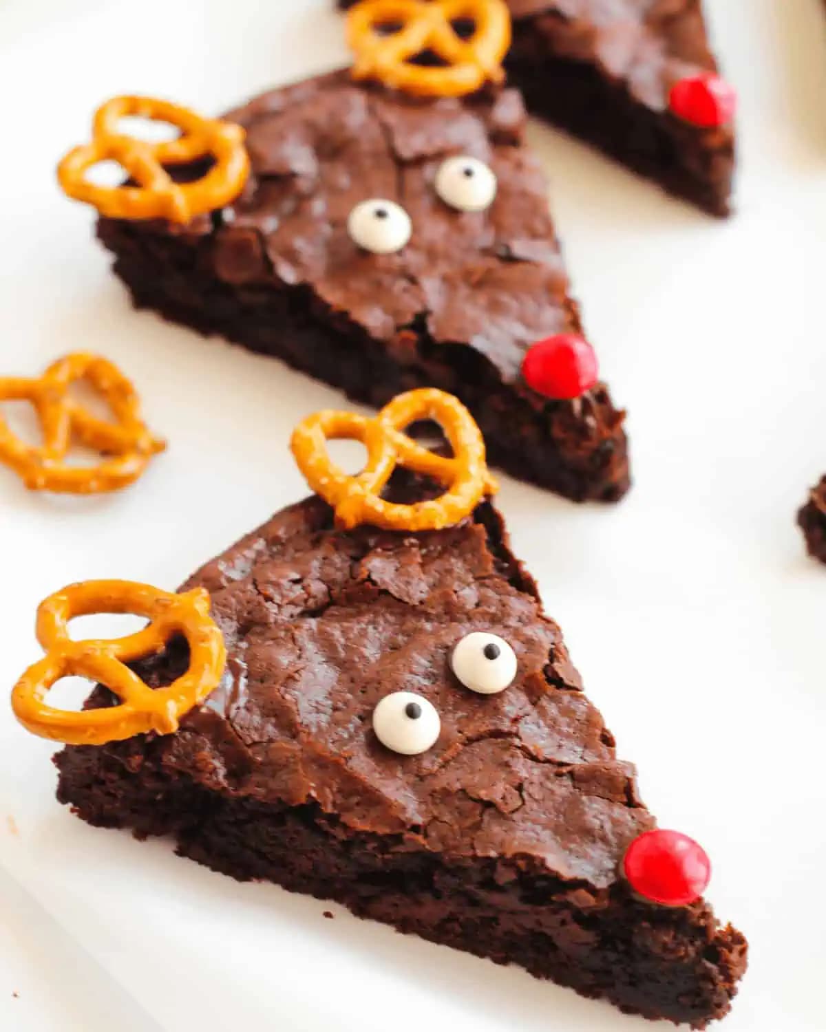Reindeer Christmas Brownies