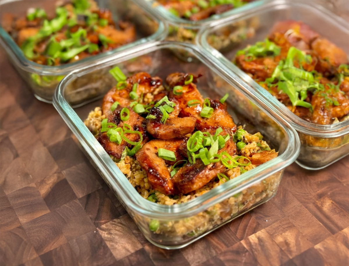 High Protein Chicken Fried Rice Meal Prep