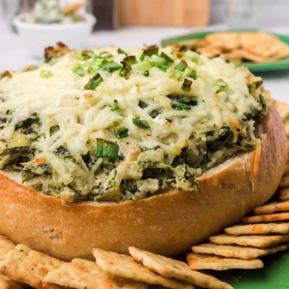 Baked Knorr Spinach Dip